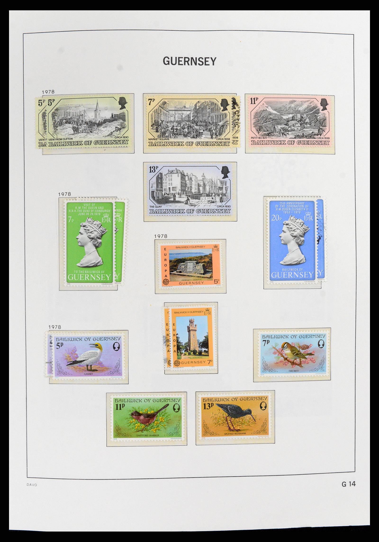 37831 020 - Stamp Collection 37831 Guernsey 1941-2016.