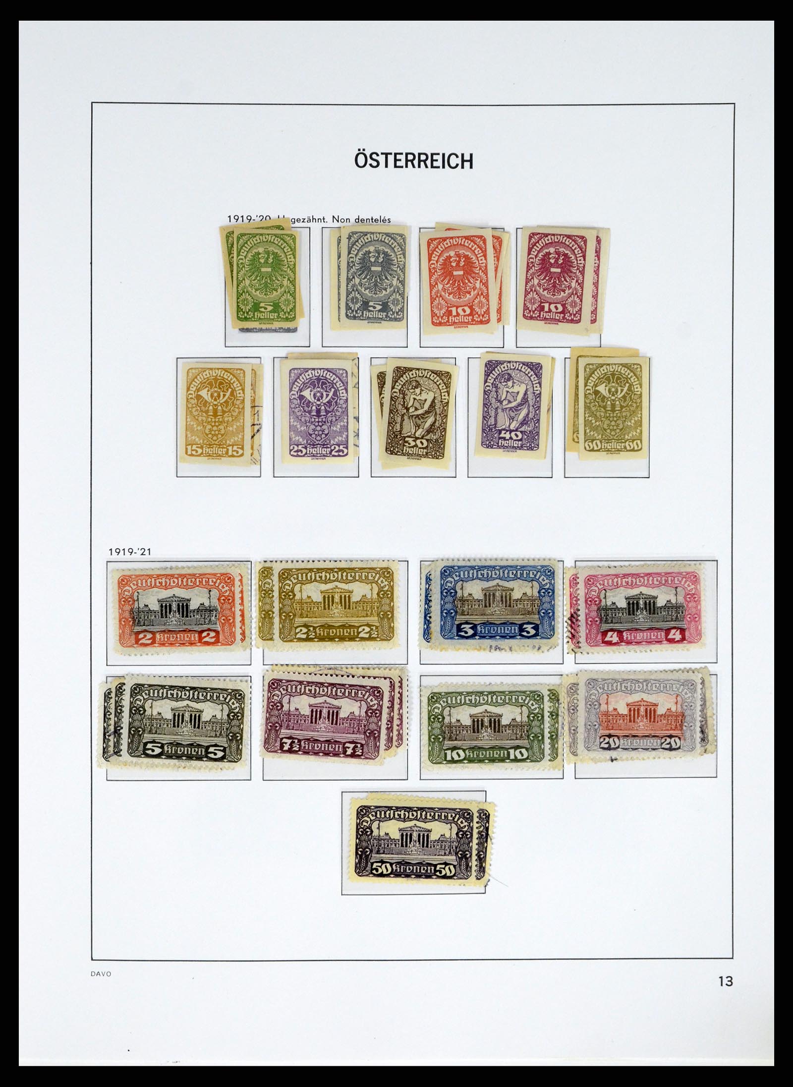 37835 019 - Postzegelverzameling 37835 Oostenrijk 1850-2021!