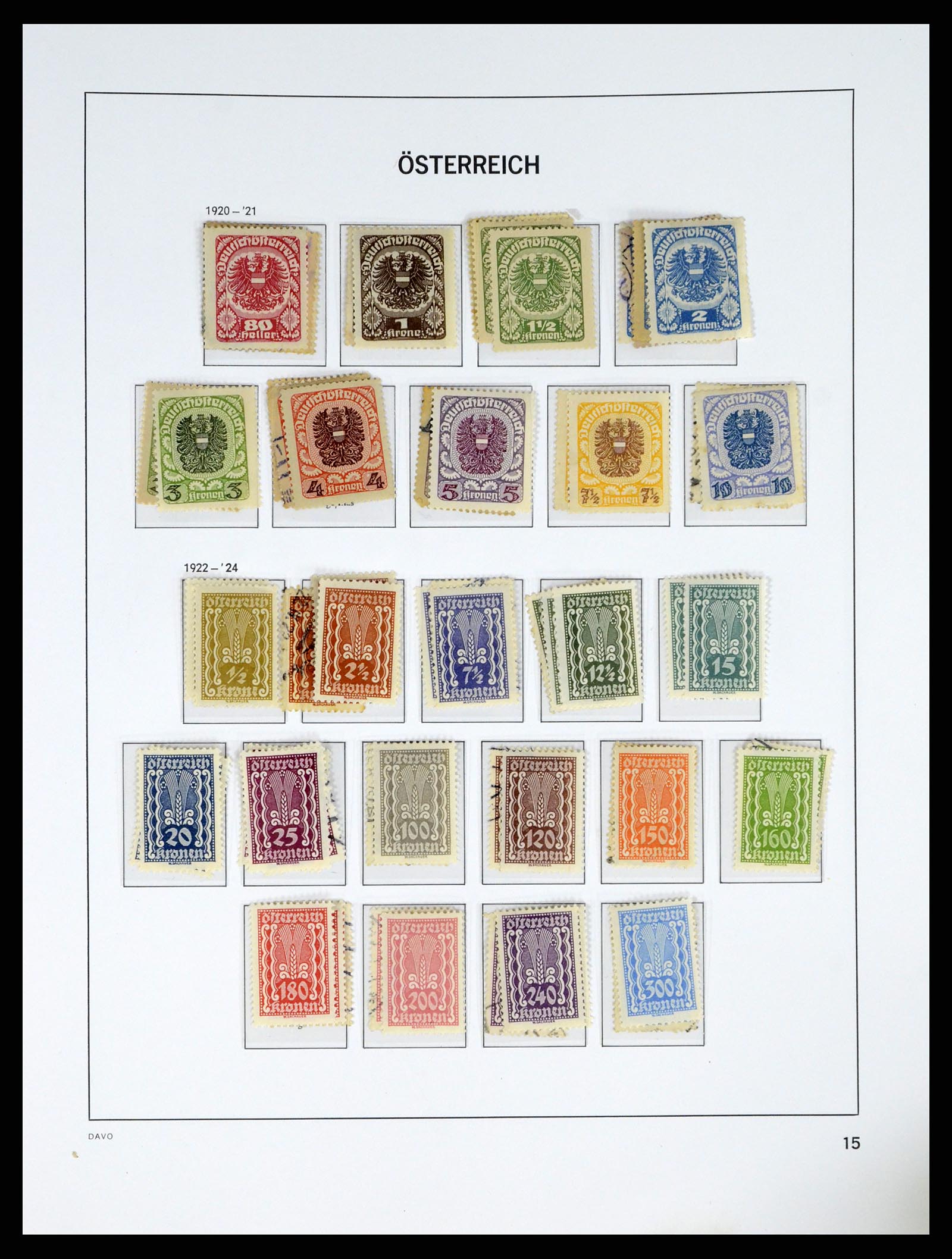 37835 023 - Postzegelverzameling 37835 Oostenrijk 1850-2021!