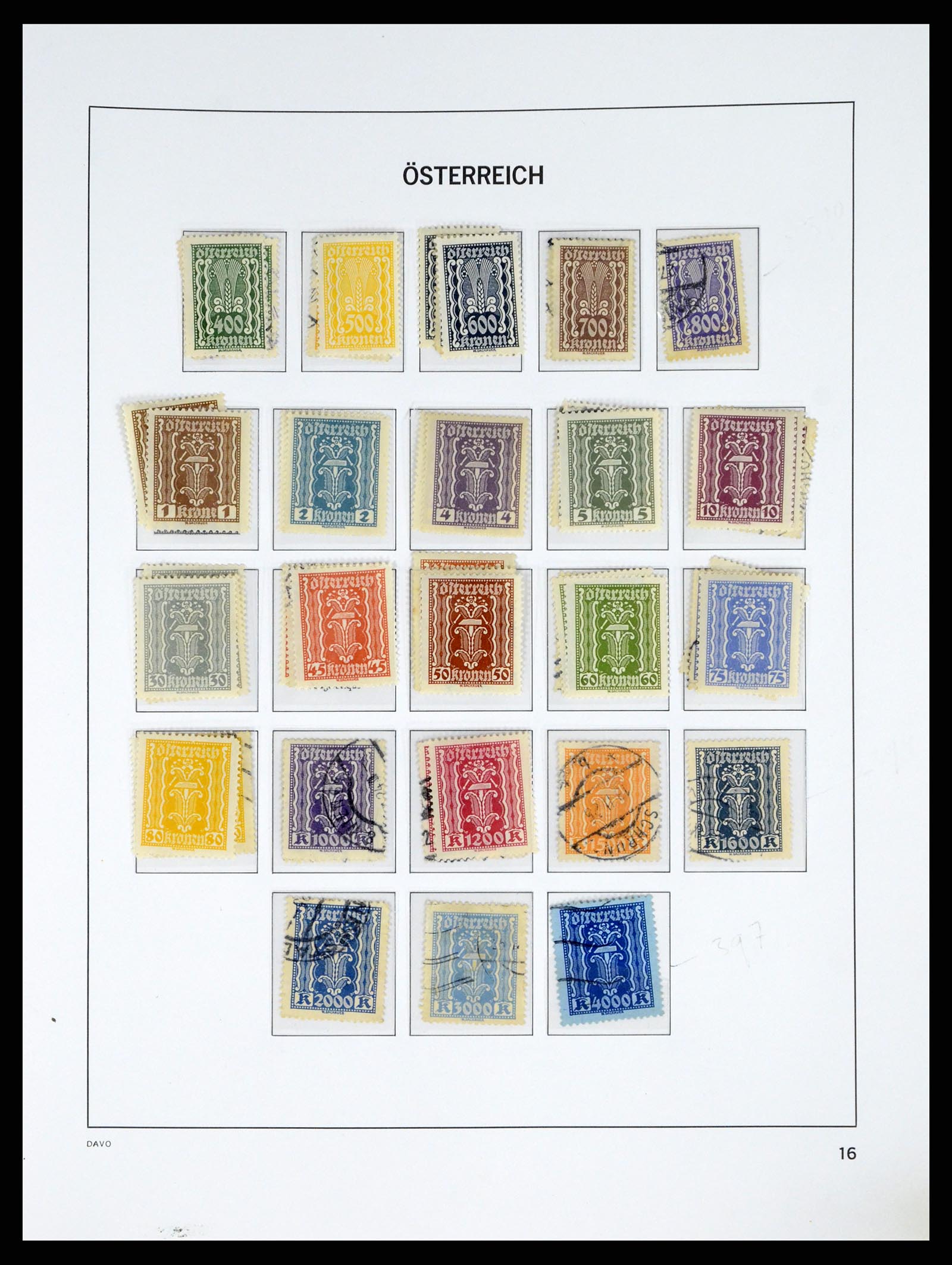 37835 025 - Postzegelverzameling 37835 Oostenrijk 1850-2021!
