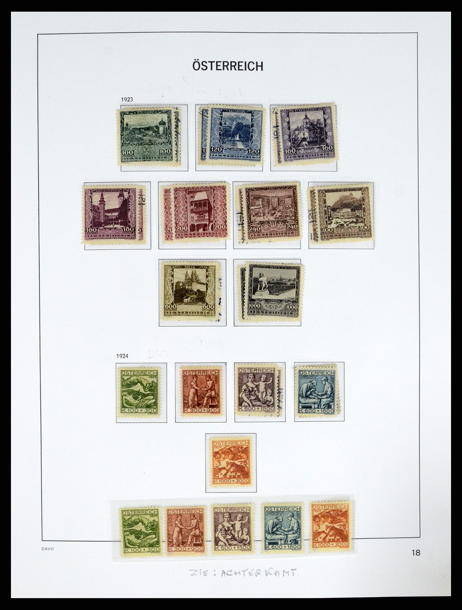 37835 028 - Postzegelverzameling 37835 Oostenrijk 1850-2021!