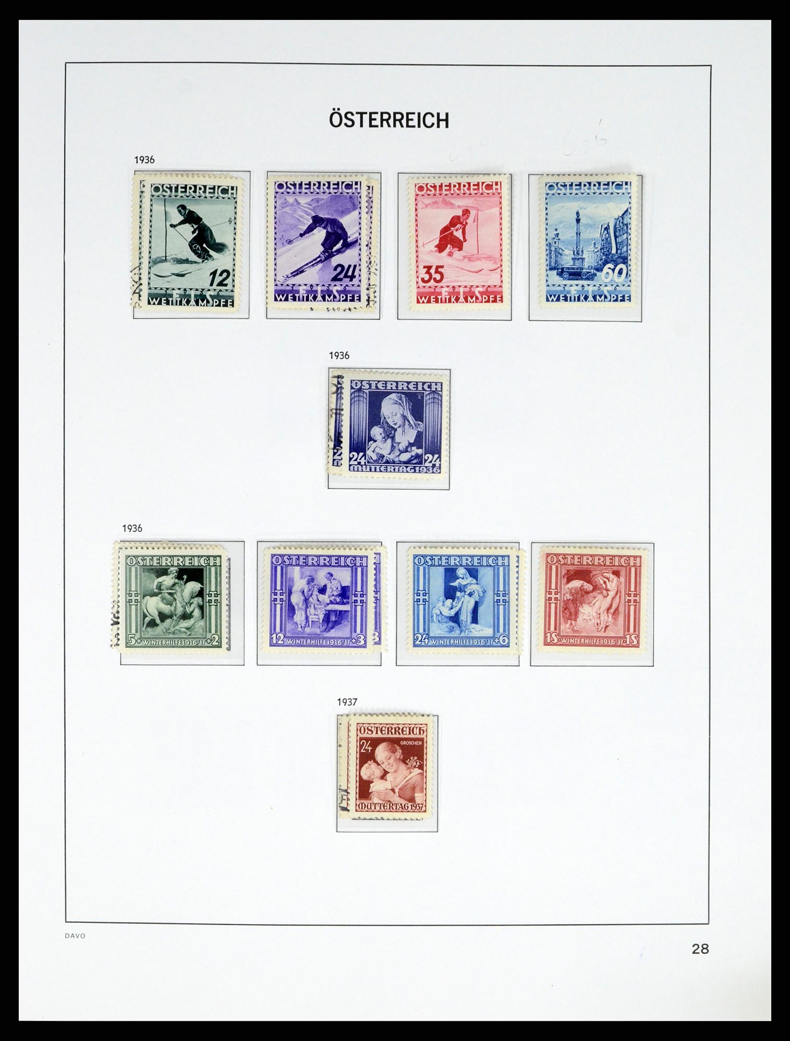 37835 040 - Postzegelverzameling 37835 Oostenrijk 1850-2021!
