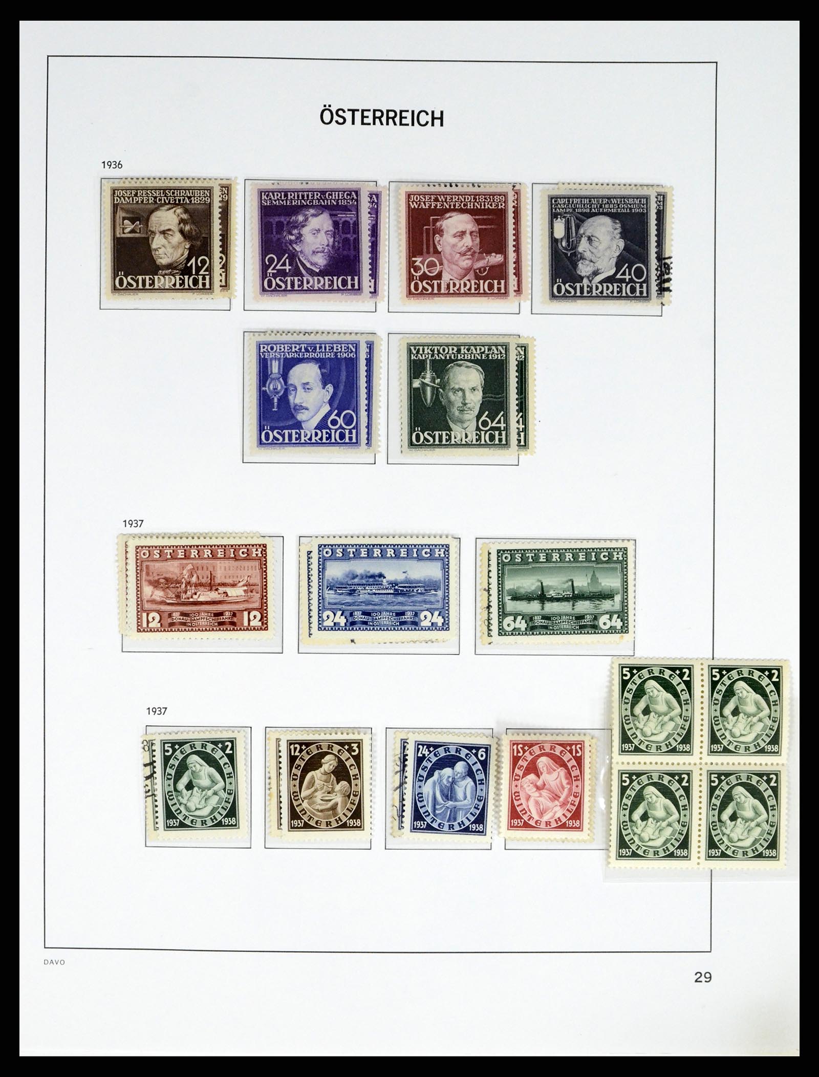 37835 041 - Stamp Collection 37835 Austria 1850-2021!