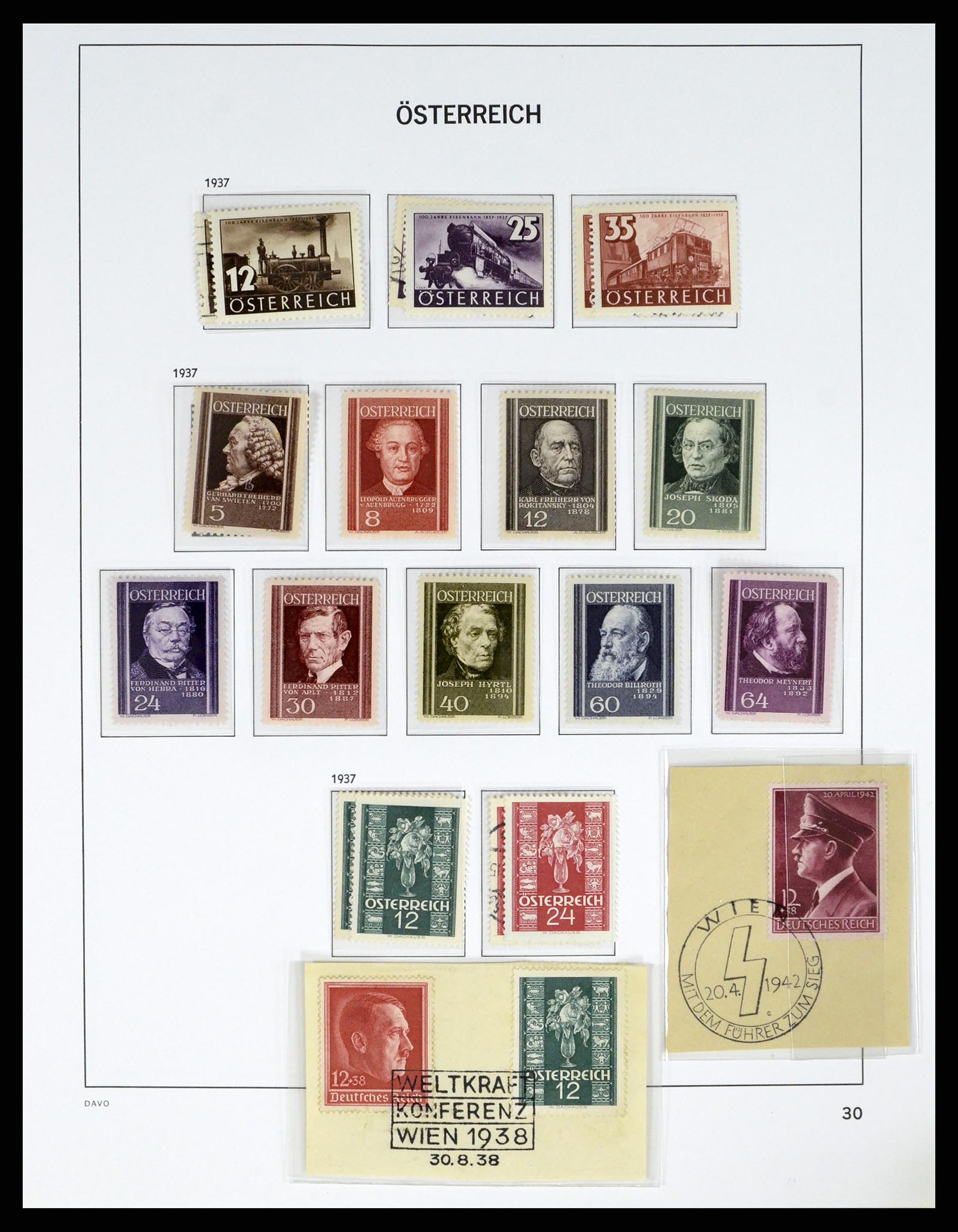 37835 043 - Postzegelverzameling 37835 Oostenrijk 1850-2021!