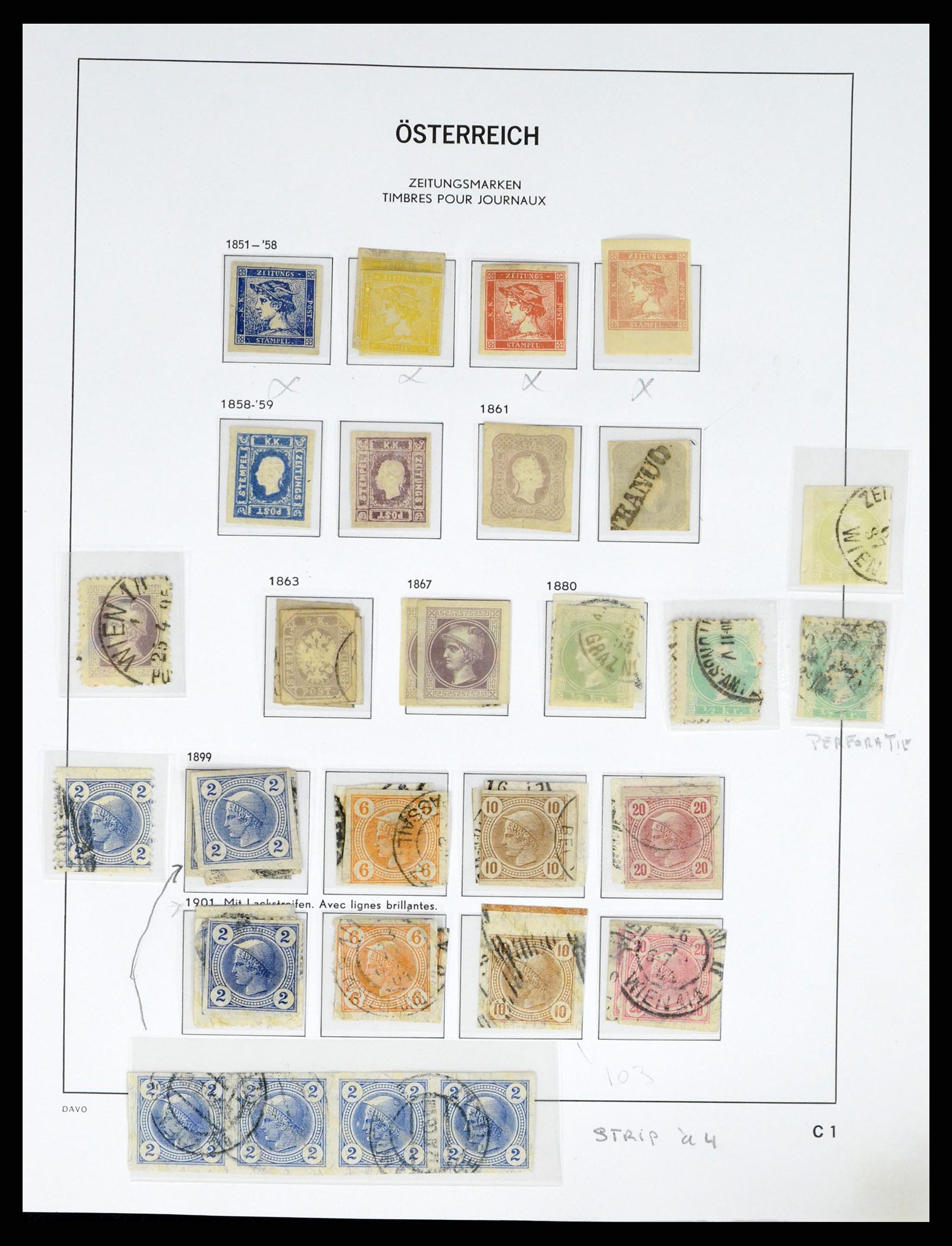37835 051 - Postzegelverzameling 37835 Oostenrijk 1850-2021!