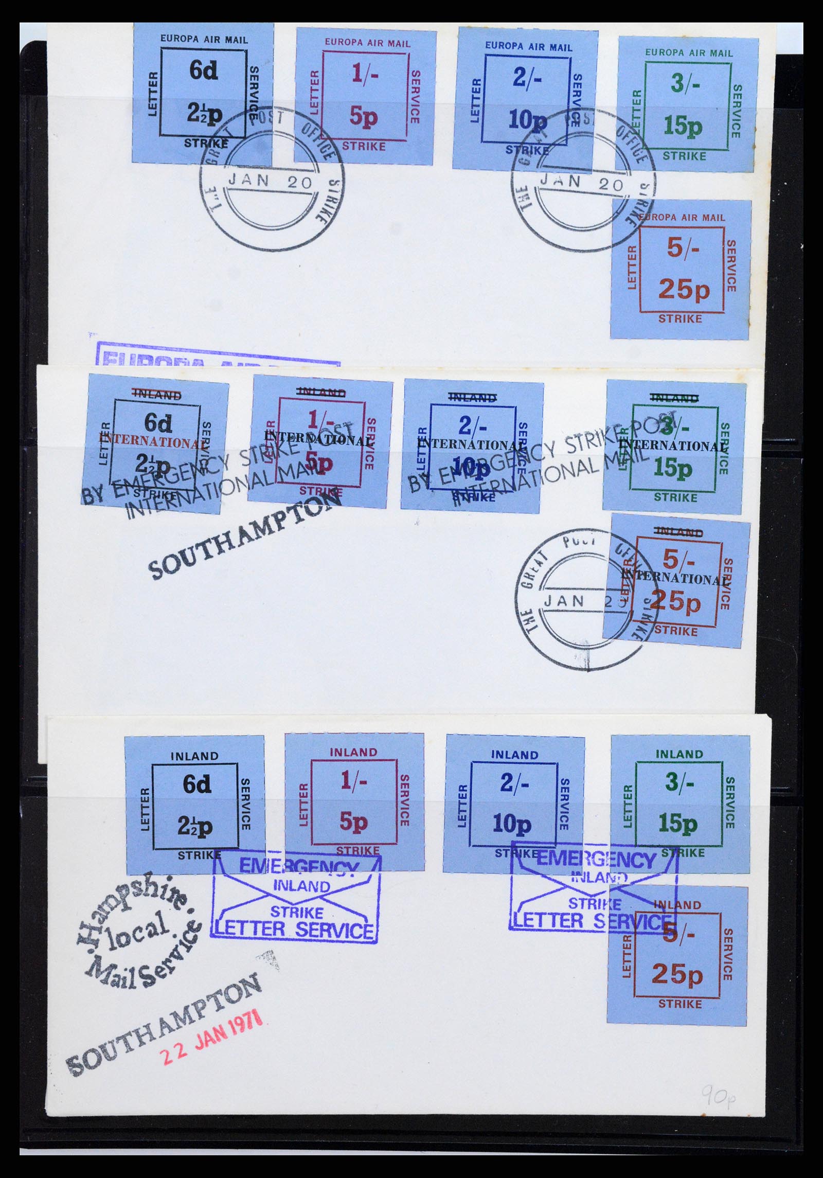 37836 002 - Postzegelverzameling 37836 Engeland 1840-2016.