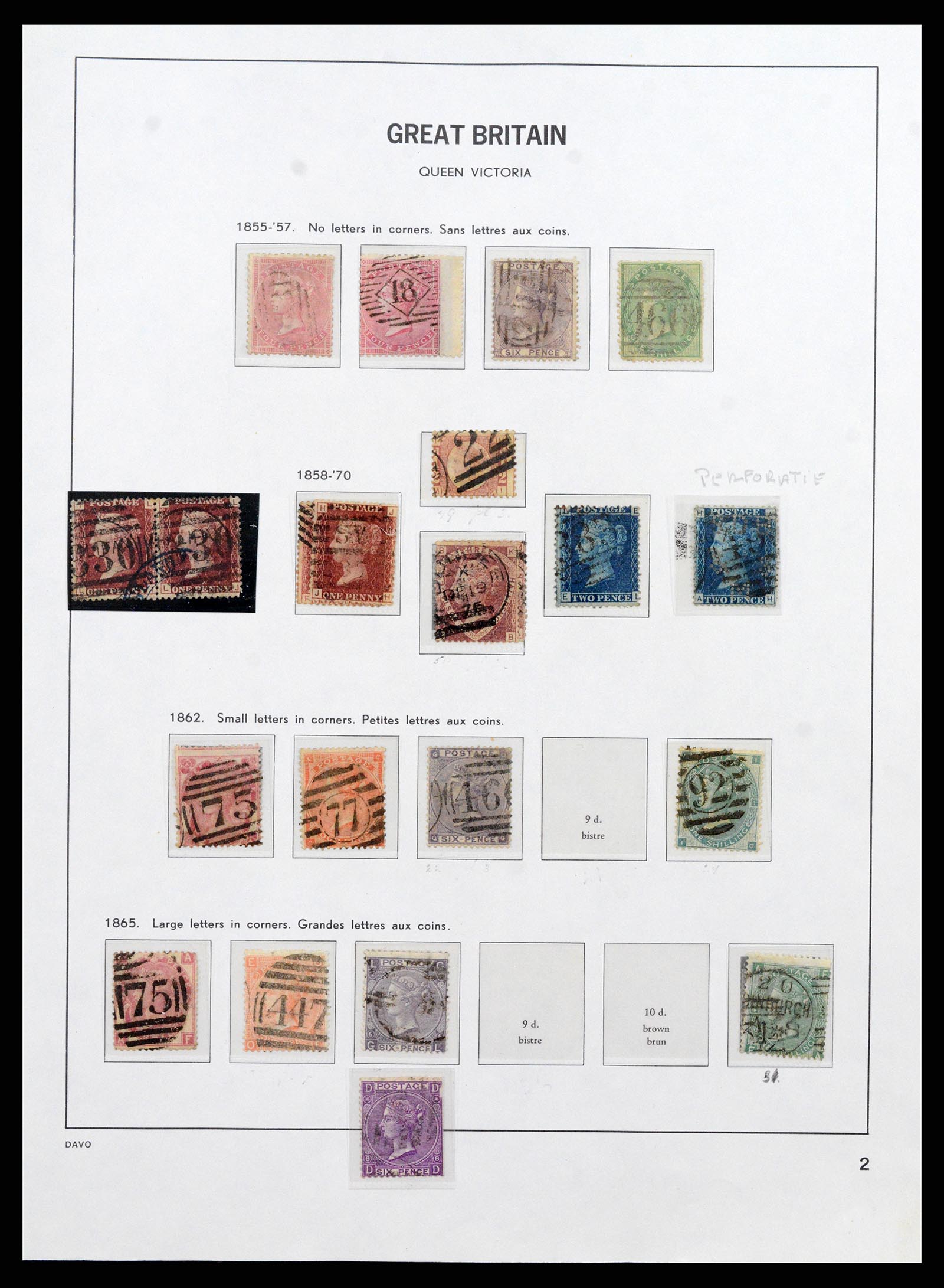 37836 006 - Postzegelverzameling 37836 Engeland 1840-2016.