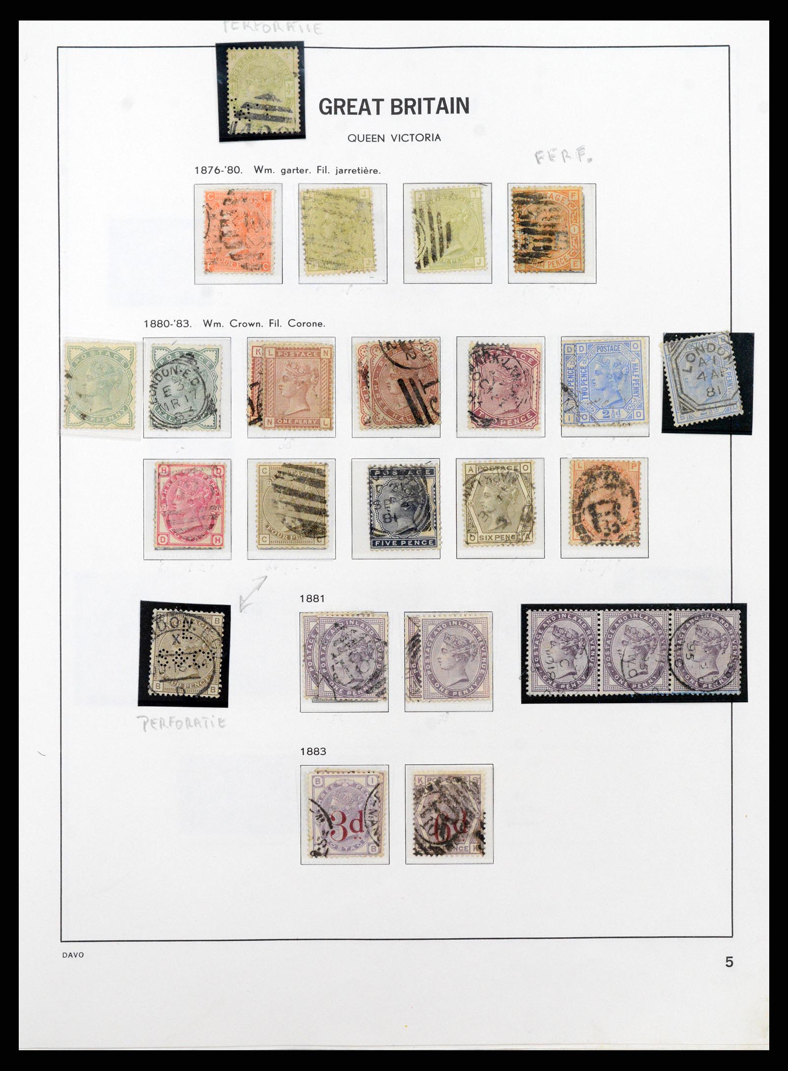 37836 009 - Postzegelverzameling 37836 Engeland 1840-2016.