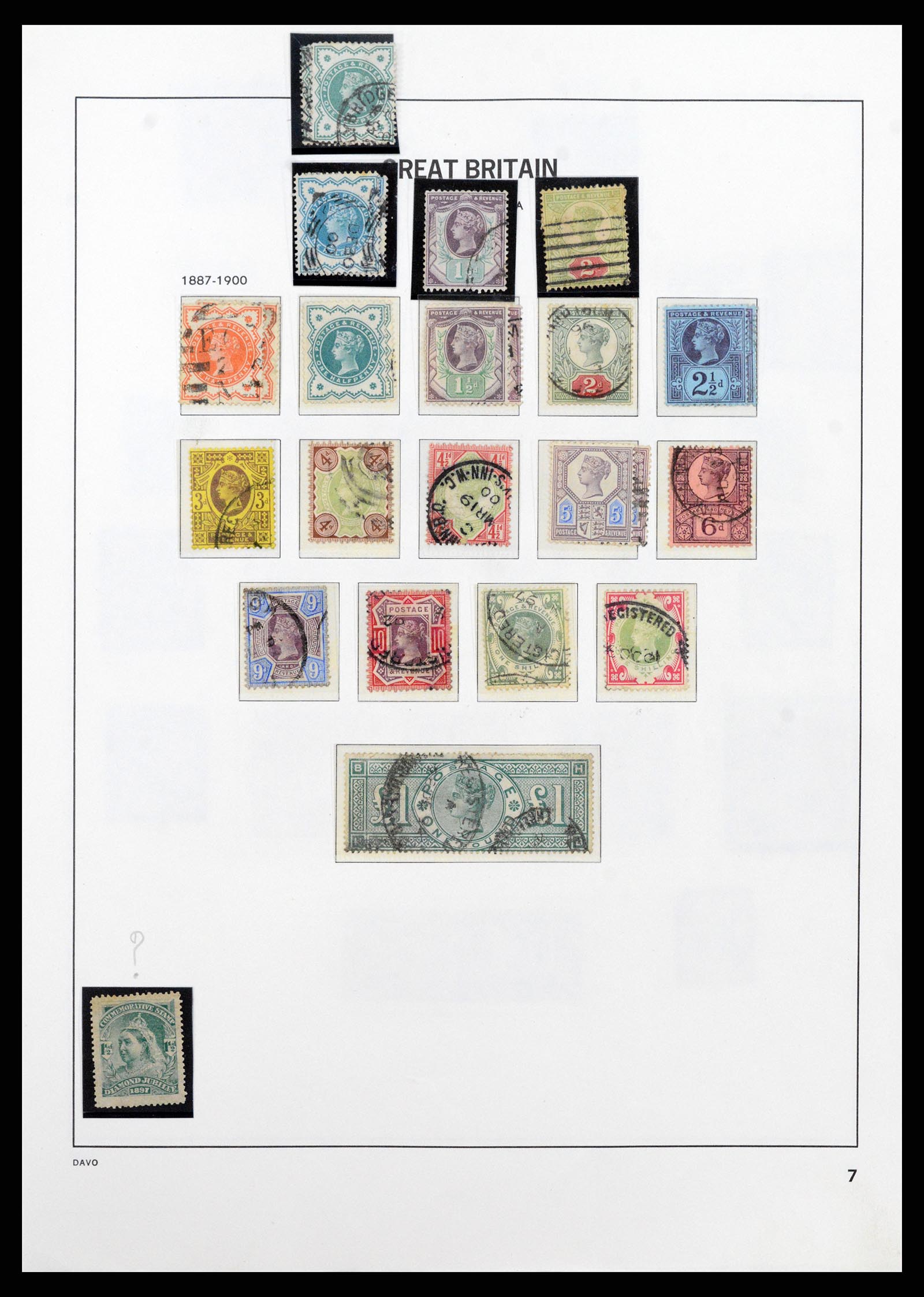 37836 011 - Postzegelverzameling 37836 Engeland 1840-2016.