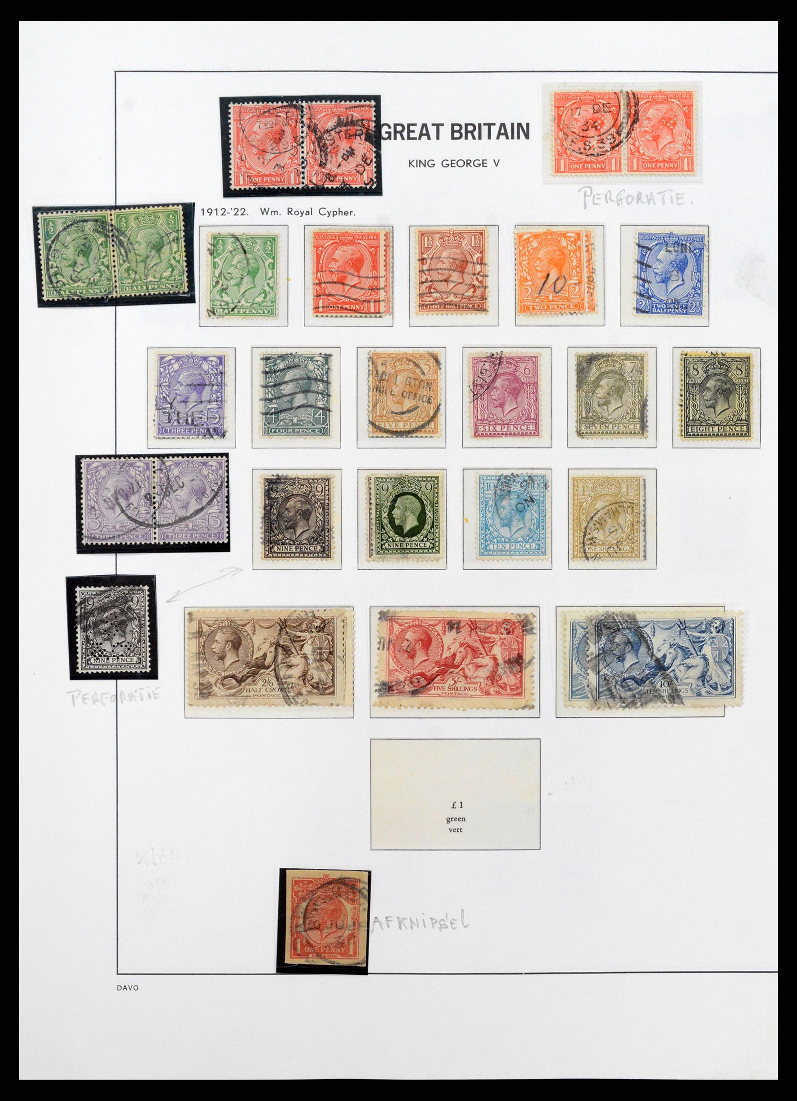 37836 014 - Postzegelverzameling 37836 Engeland 1840-2016.
