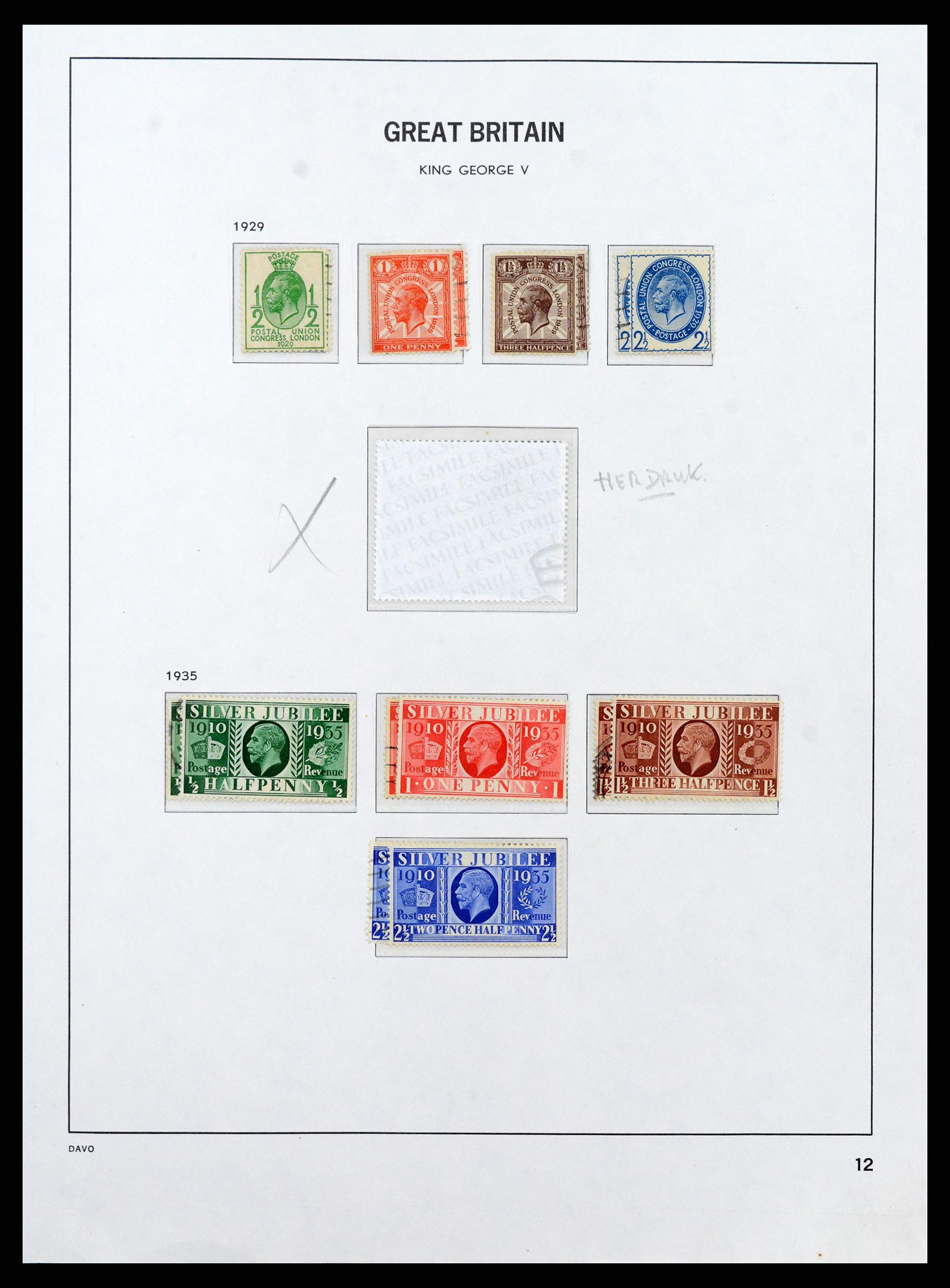 37836 016 - Postzegelverzameling 37836 Engeland 1840-2016.