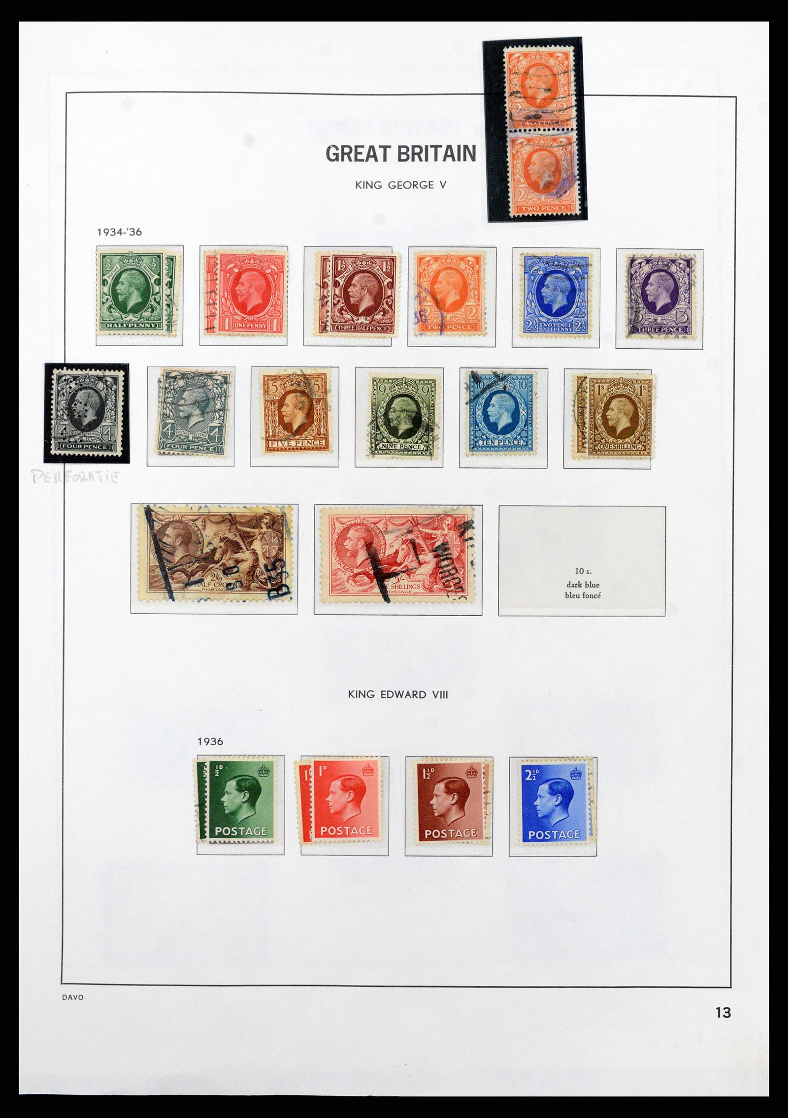 37836 018 - Postzegelverzameling 37836 Engeland 1840-2016.