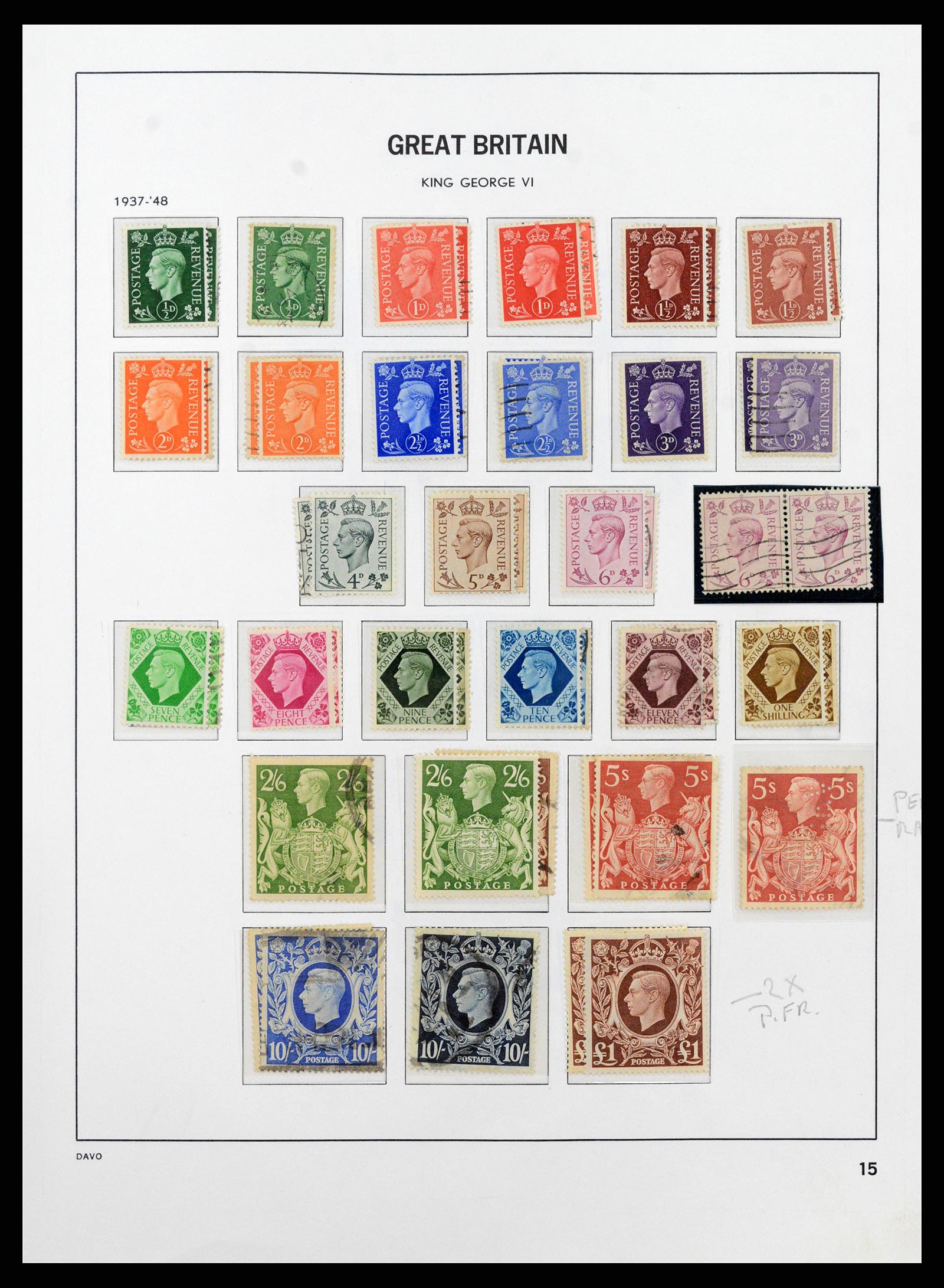 37836 020 - Postzegelverzameling 37836 Engeland 1840-2016.