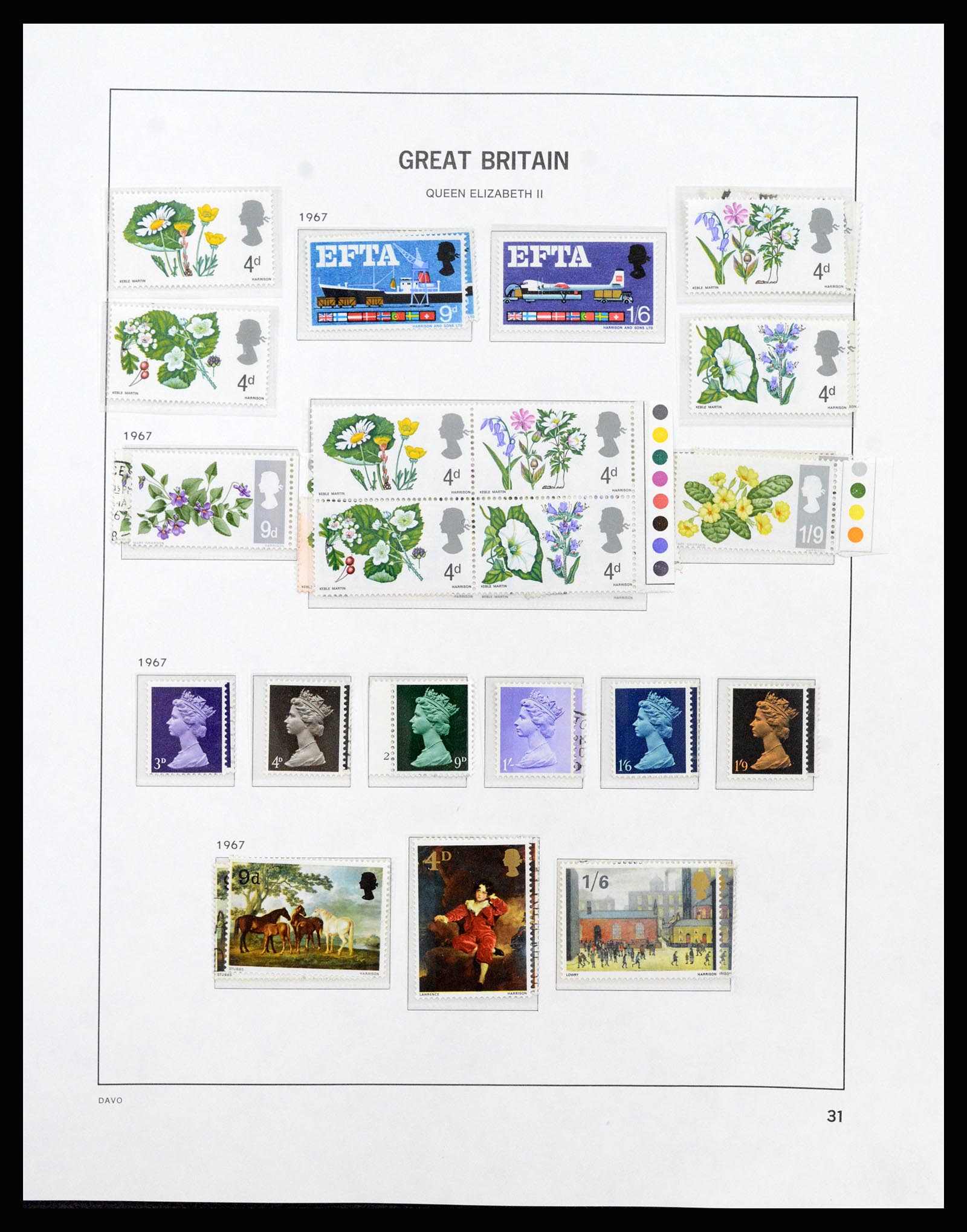 37836 045 - Stamp Collection 37836 Great Britain 1840-2016.