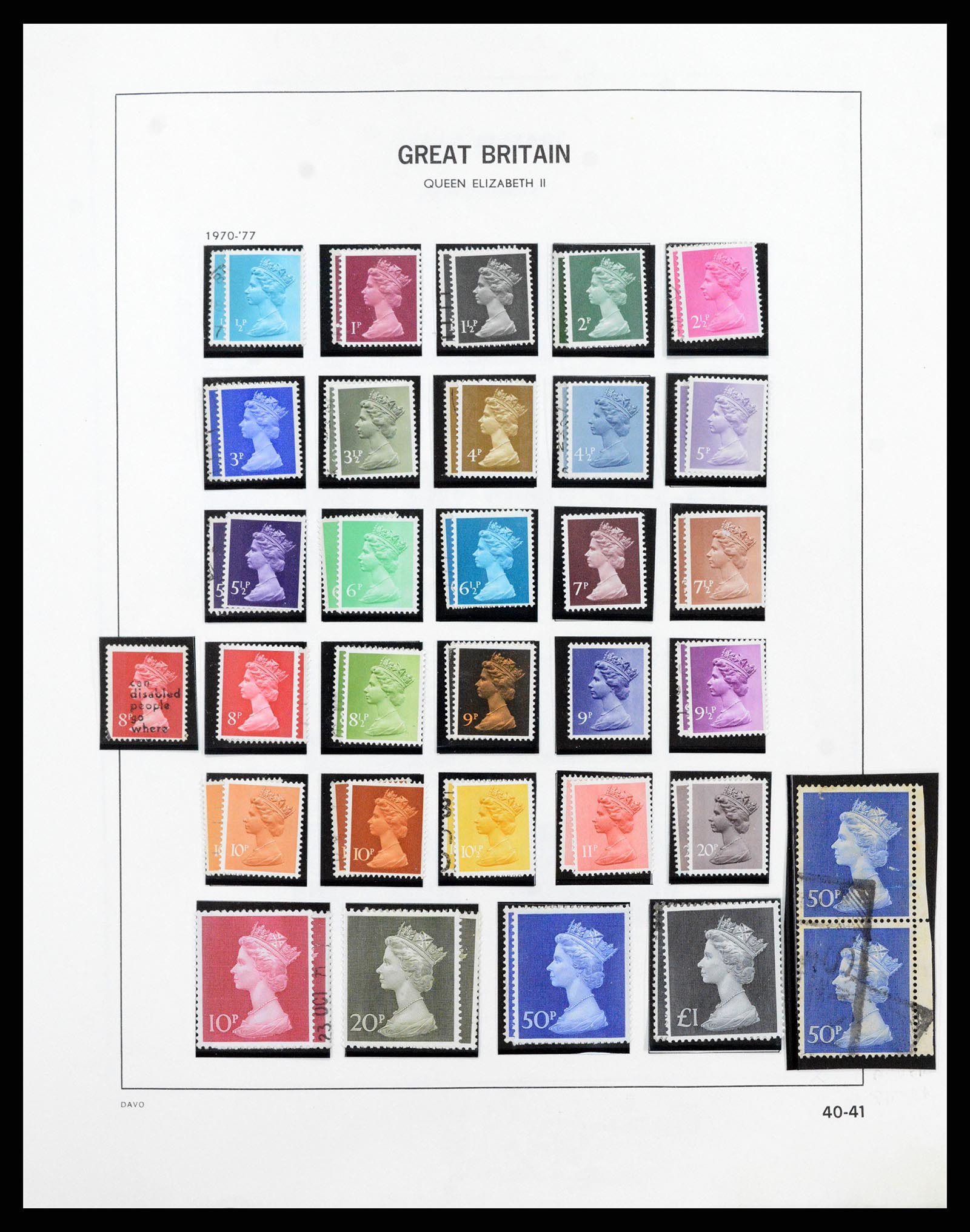 37836 056 - Stamp Collection 37836 Great Britain 1840-2016.