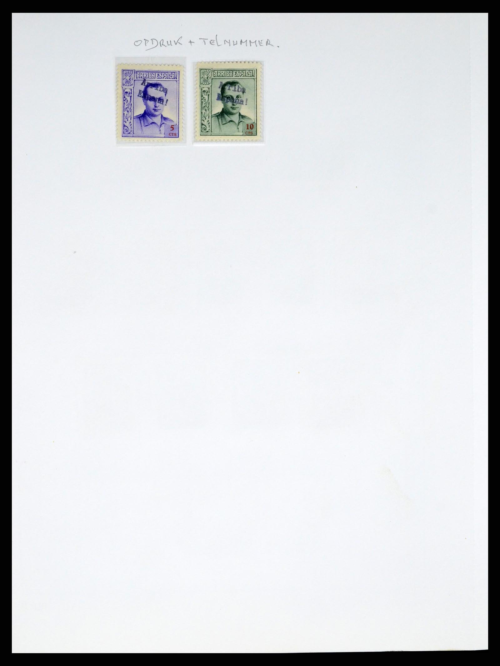 37837 003 - Postzegelverzameling 37837 Spaanse burgeroorlog en lokaalpost 1893-19