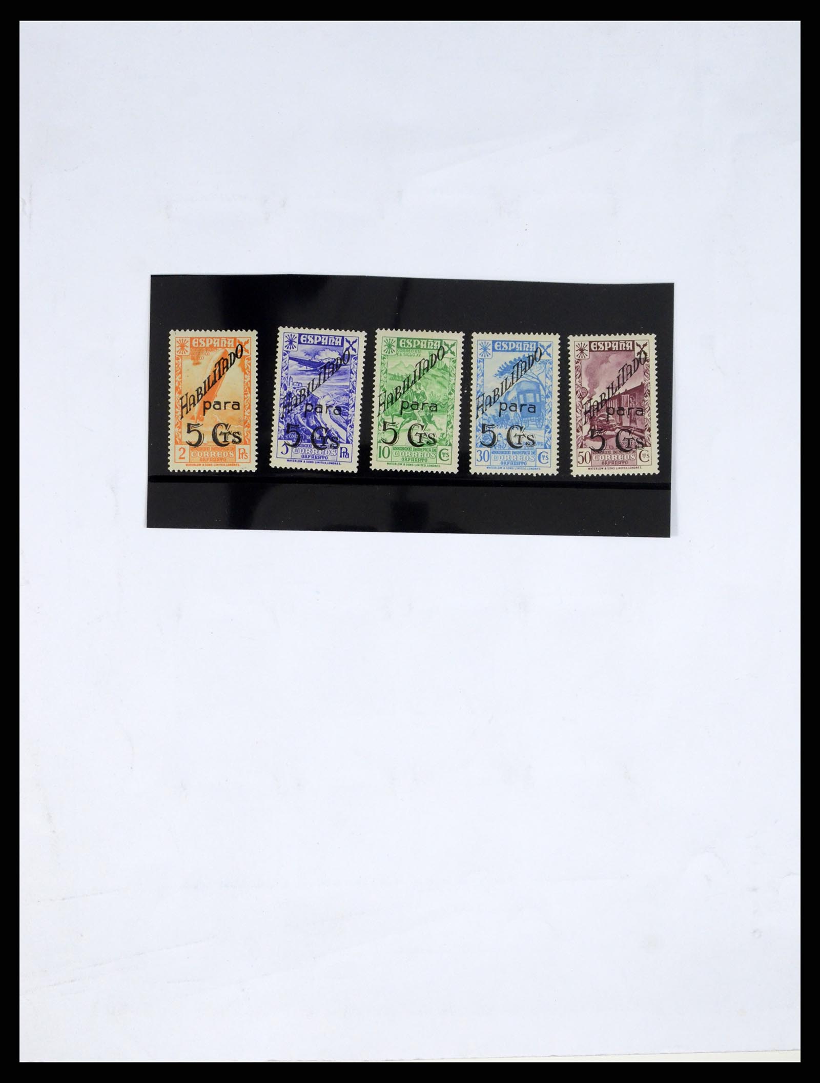 37837 007 - Postzegelverzameling 37837 Spaanse burgeroorlog en lokaalpost 1893-19