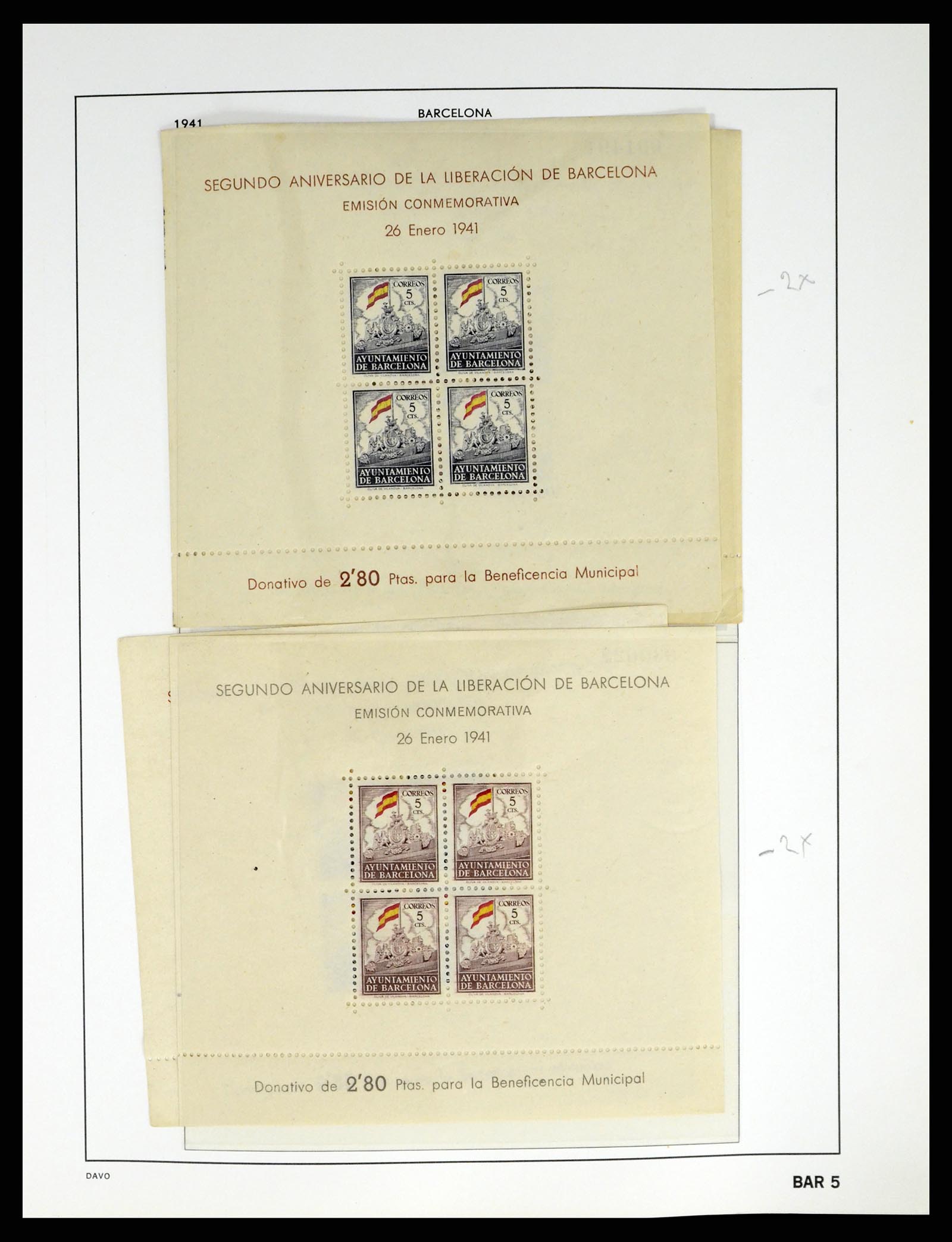 37837 019 - Stamp Collection 37837 Spansish civil war and local post 1893-1945.