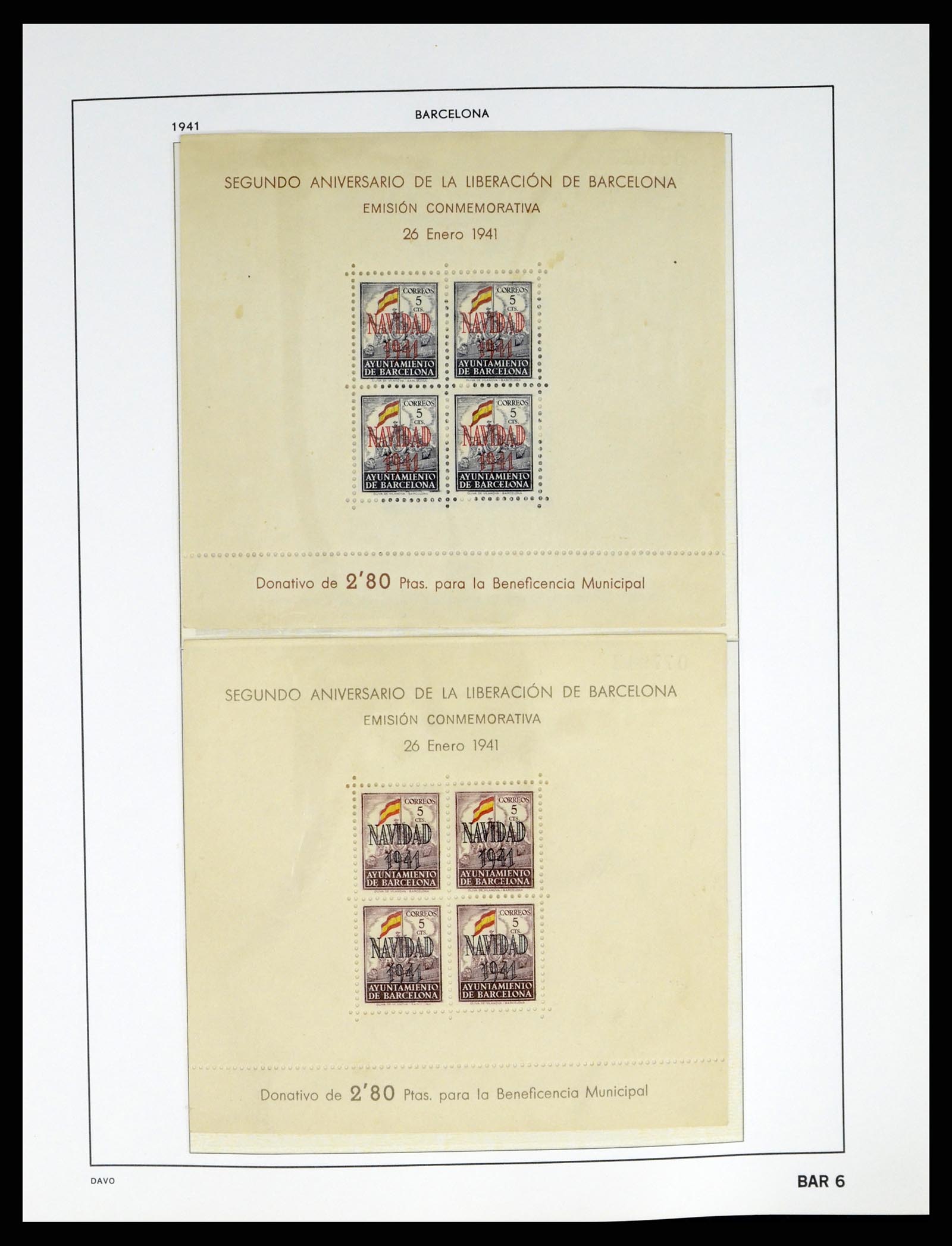 37837 020 - Postzegelverzameling 37837 Spaanse burgeroorlog en lokaalpost 1893-19