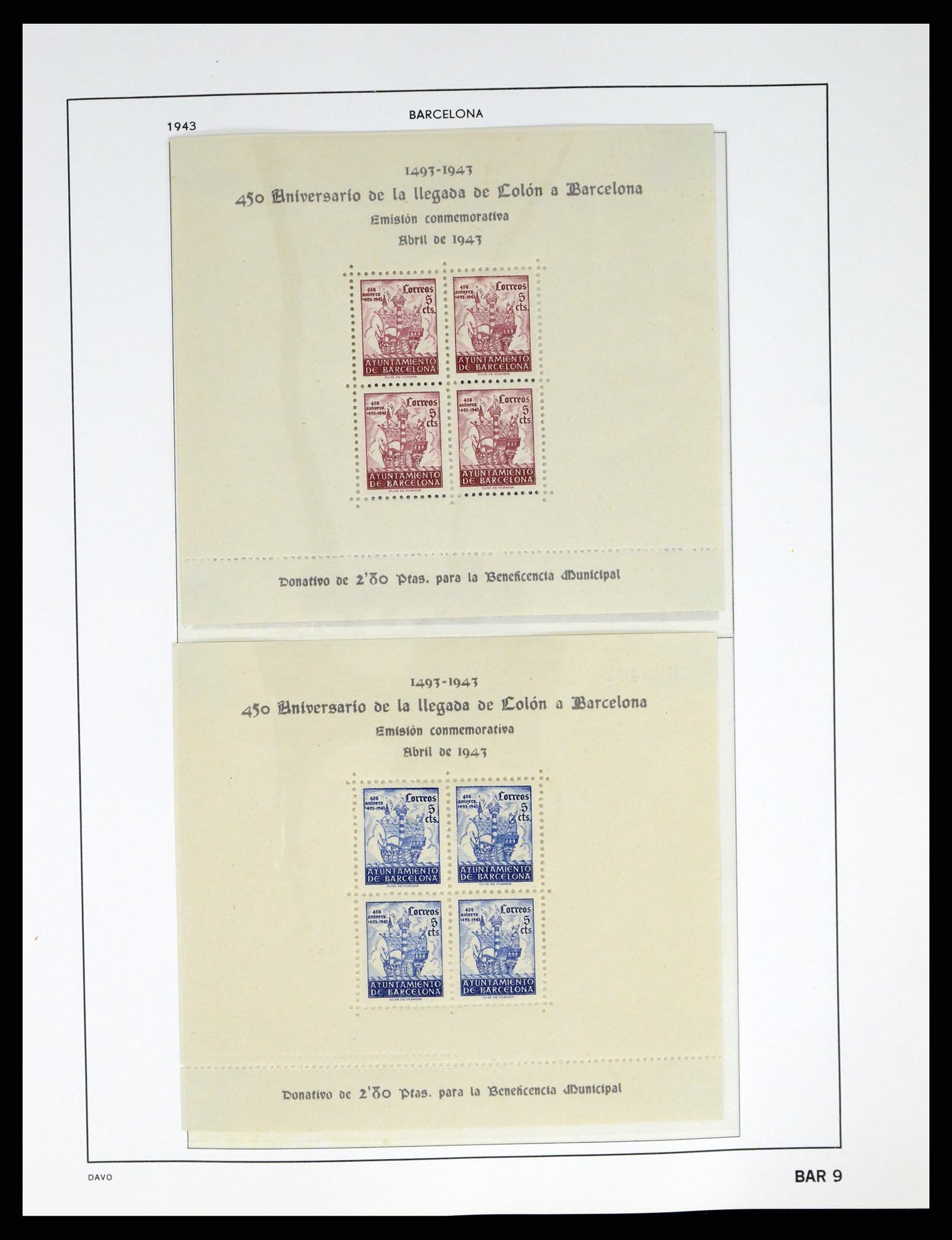 37837 023 - Postzegelverzameling 37837 Spaanse burgeroorlog en lokaalpost 1893-19
