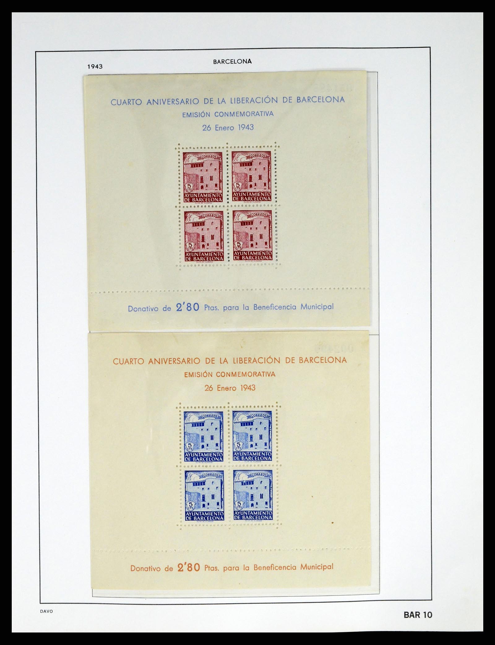 37837 024 - Postzegelverzameling 37837 Spaanse burgeroorlog en lokaalpost 1893-19