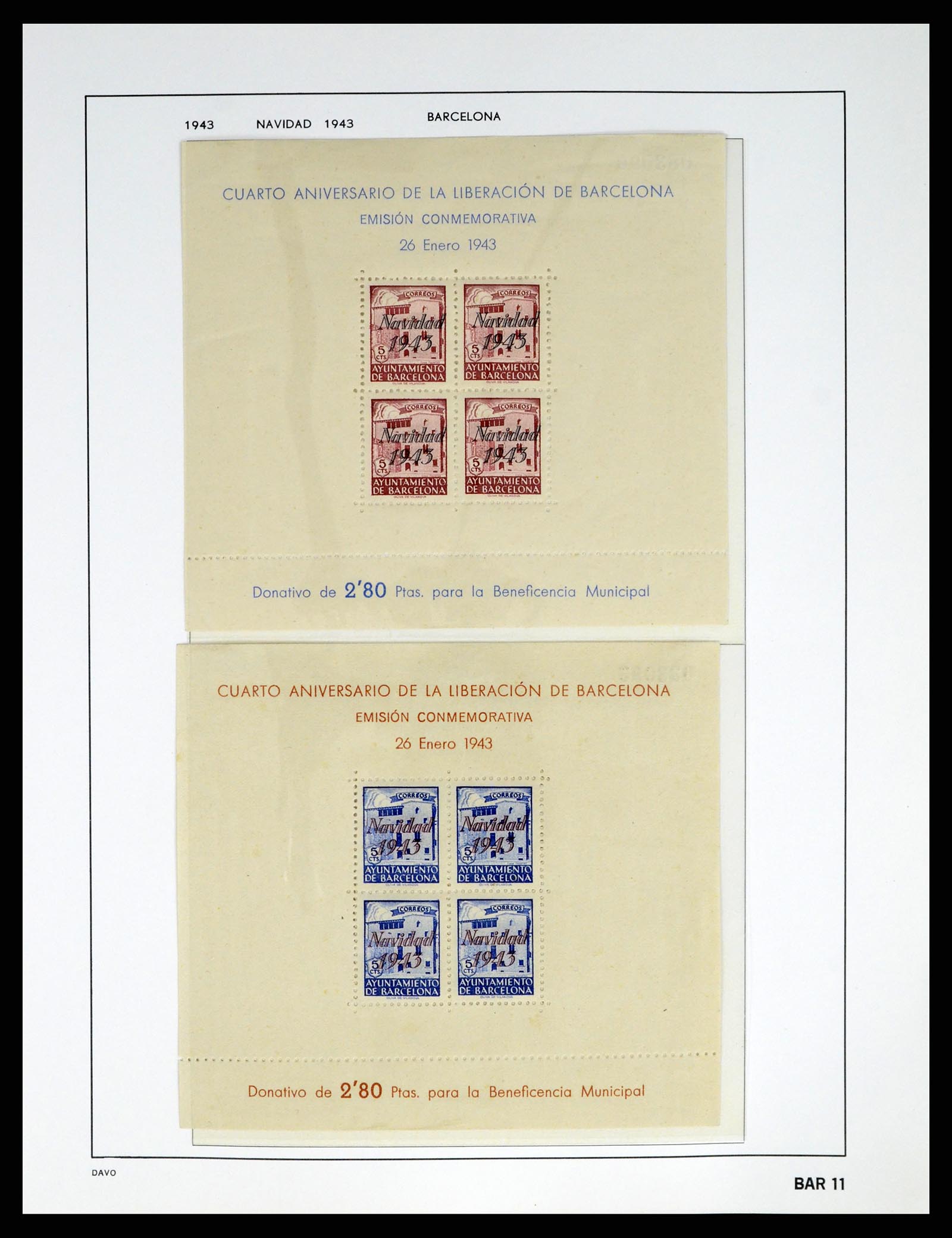 37837 025 - Postzegelverzameling 37837 Spaanse burgeroorlog en lokaalpost 1893-19