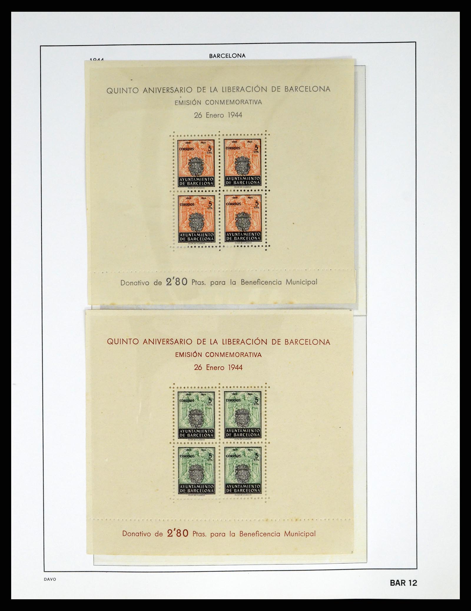 37837 026 - Postzegelverzameling 37837 Spaanse burgeroorlog en lokaalpost 1893-19