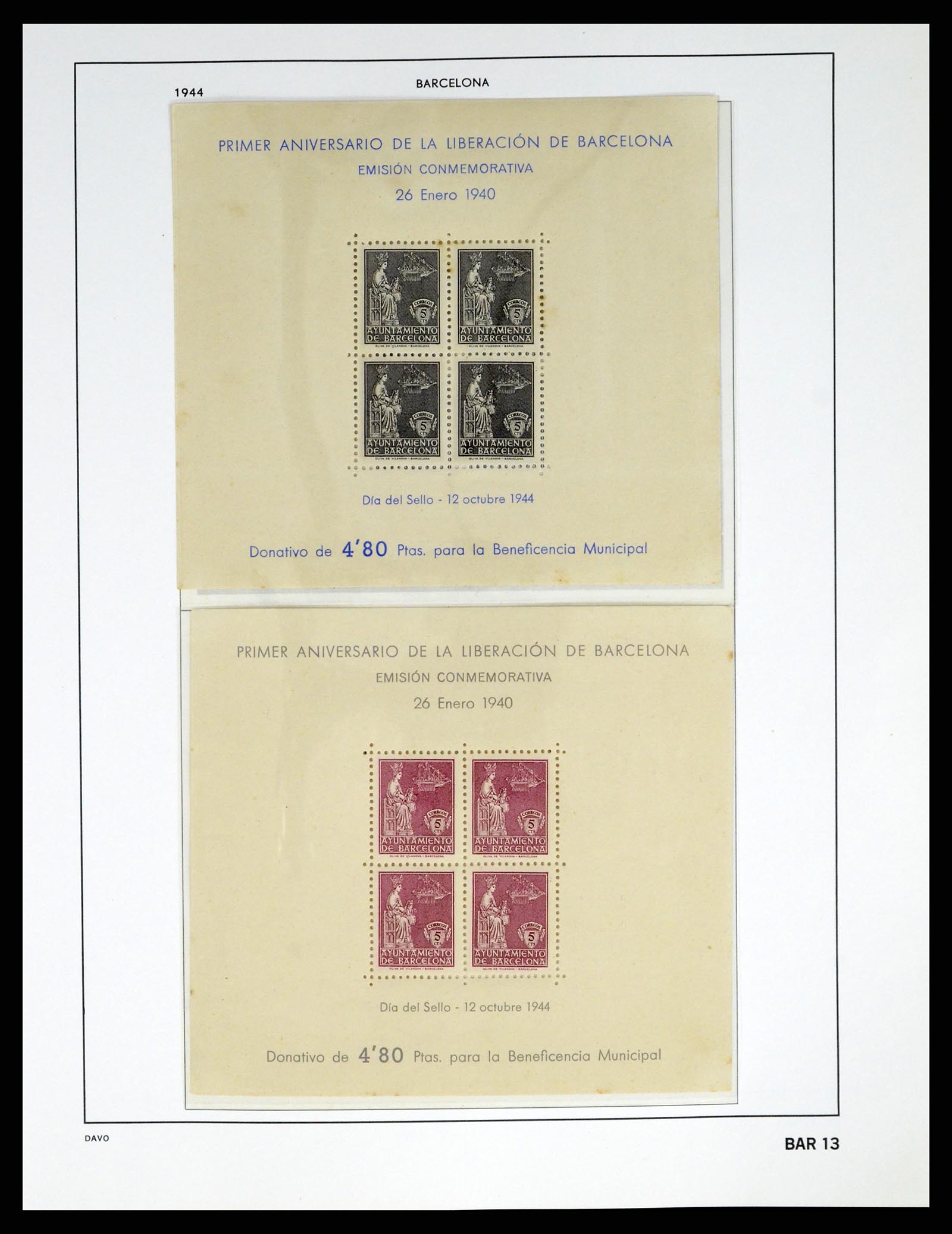 37837 027 - Postzegelverzameling 37837 Spaanse burgeroorlog en lokaalpost 1893-19