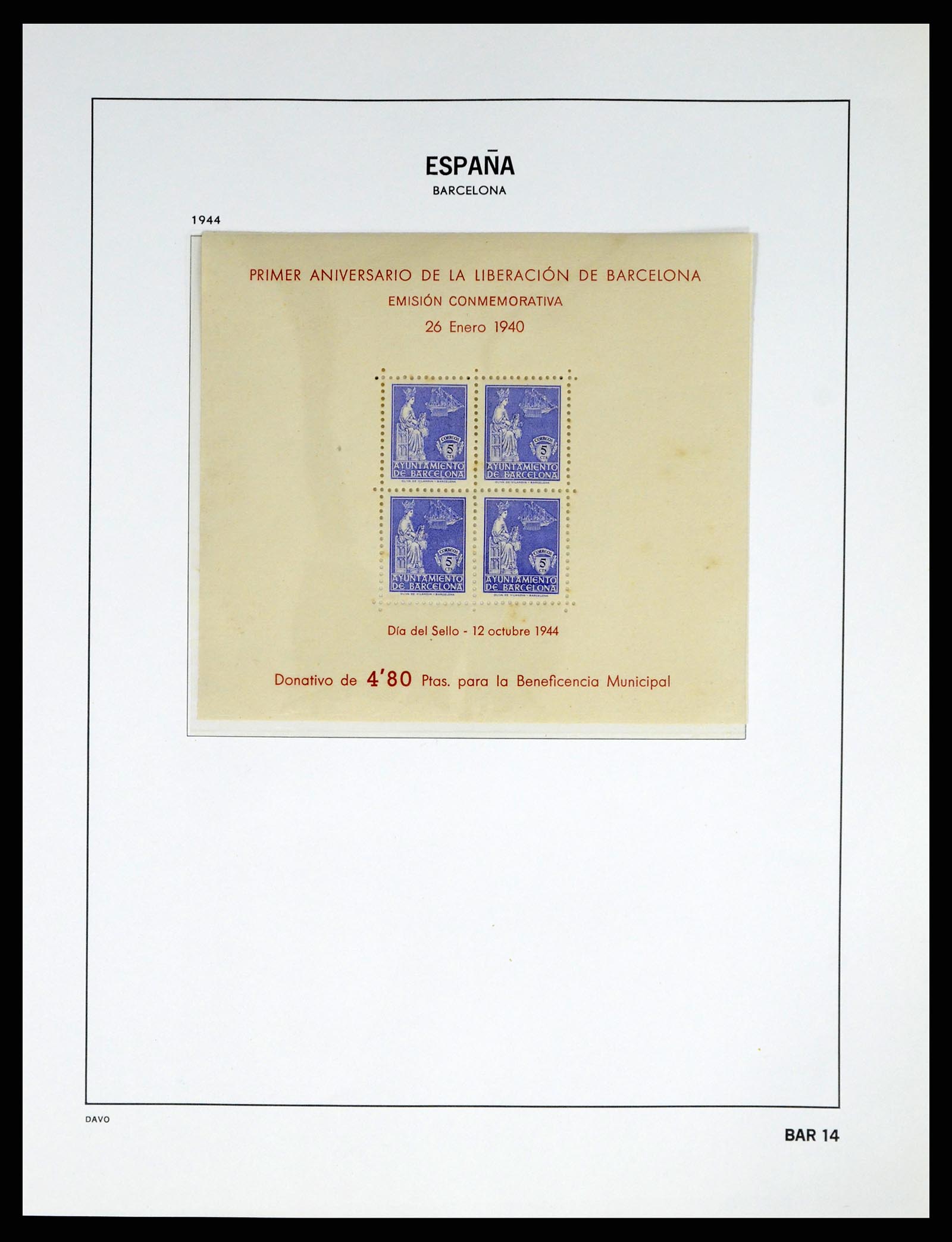 37837 028 - Postzegelverzameling 37837 Spaanse burgeroorlog en lokaalpost 1893-19
