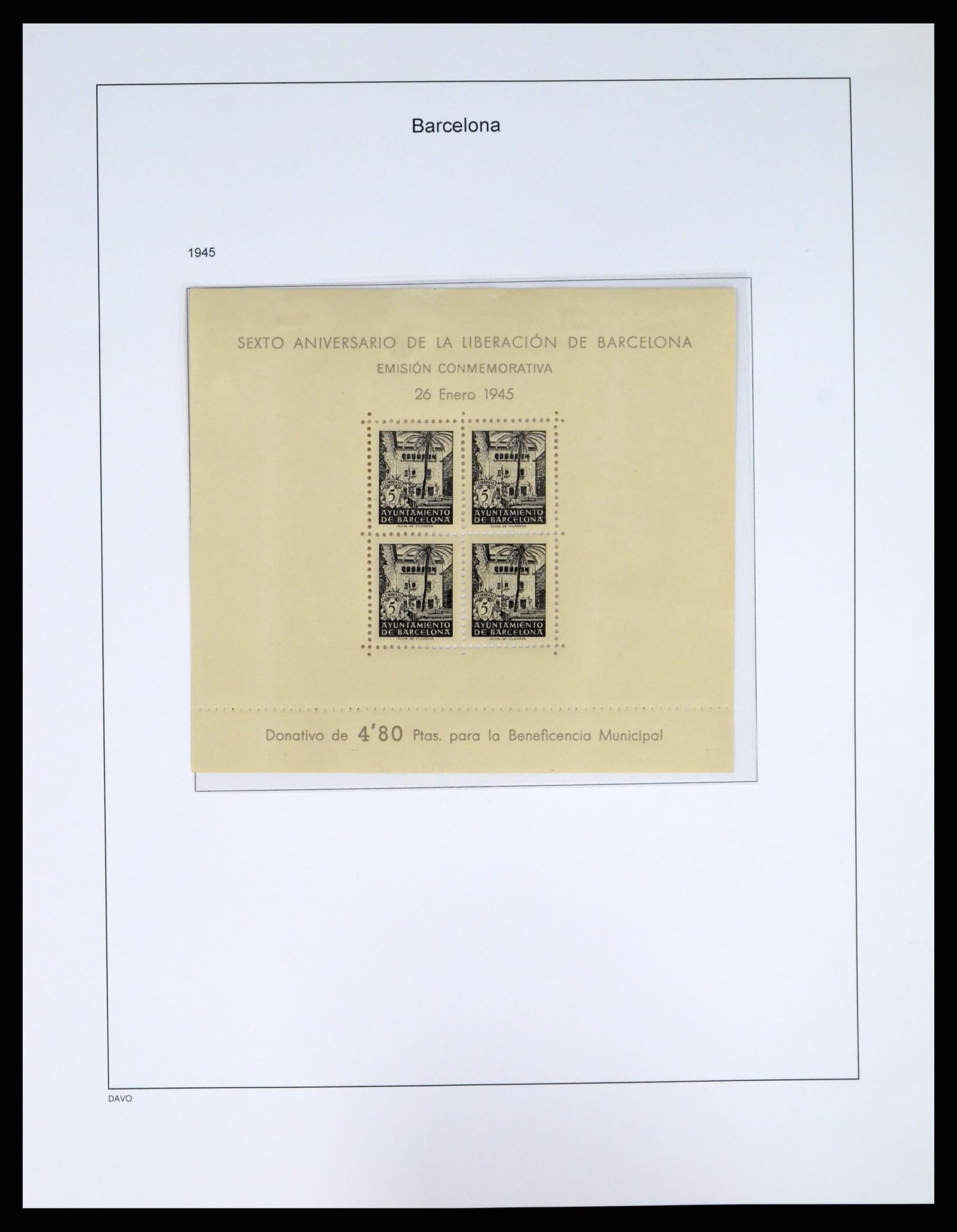 37837 029 - Postzegelverzameling 37837 Spaanse burgeroorlog en lokaalpost 1893-19
