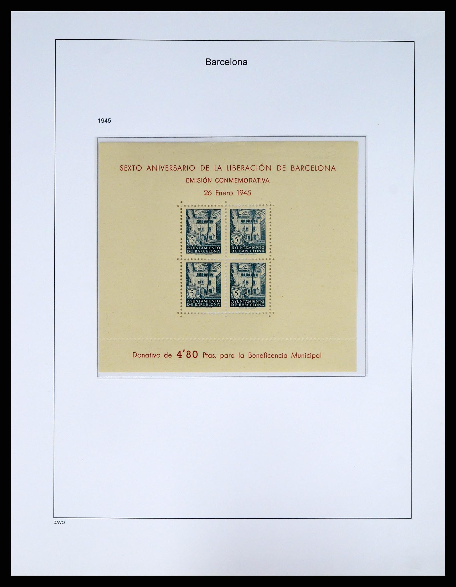 37837 030 - Postzegelverzameling 37837 Spaanse burgeroorlog en lokaalpost 1893-19