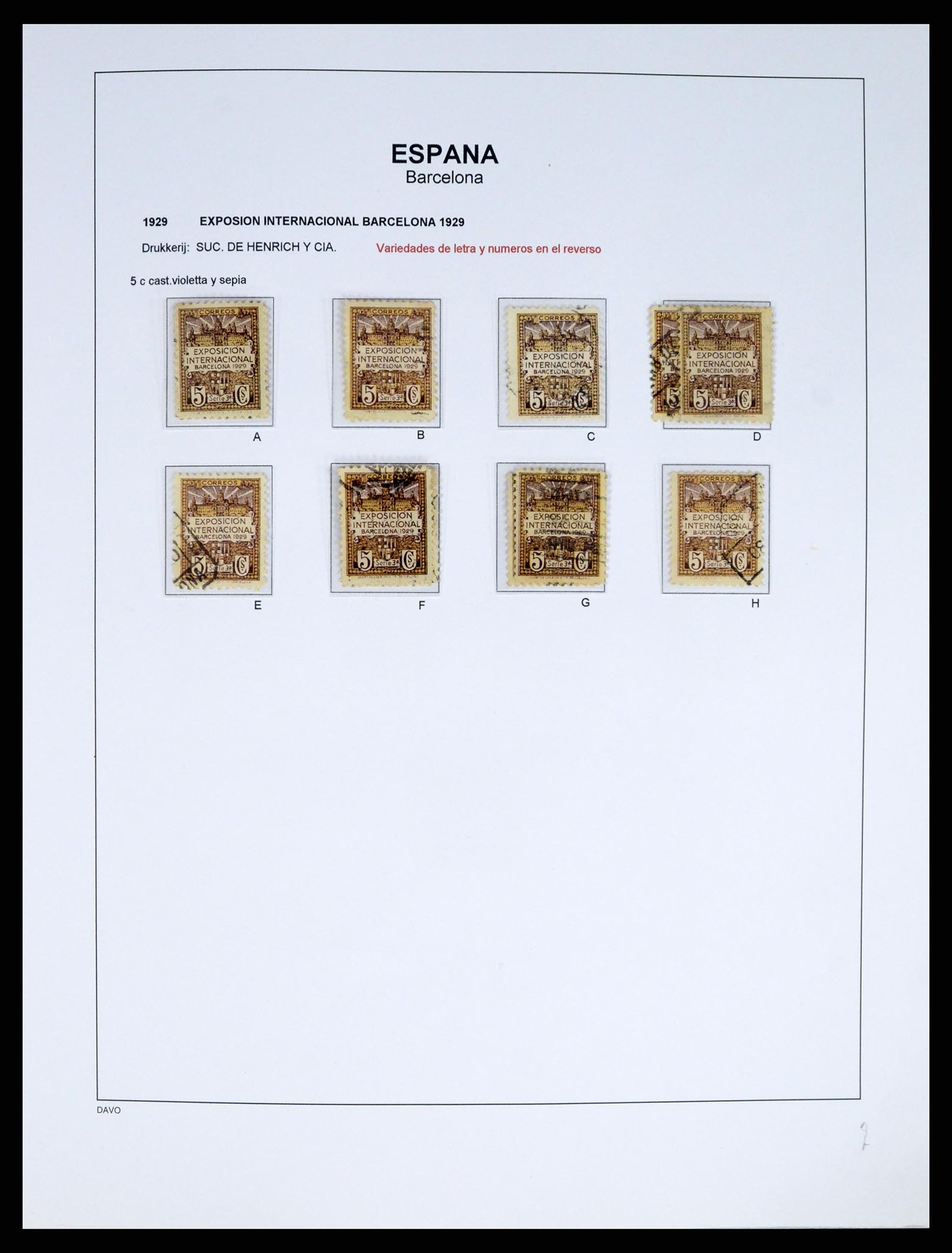 37837 032 - Postzegelverzameling 37837 Spaanse burgeroorlog en lokaalpost 1893-19