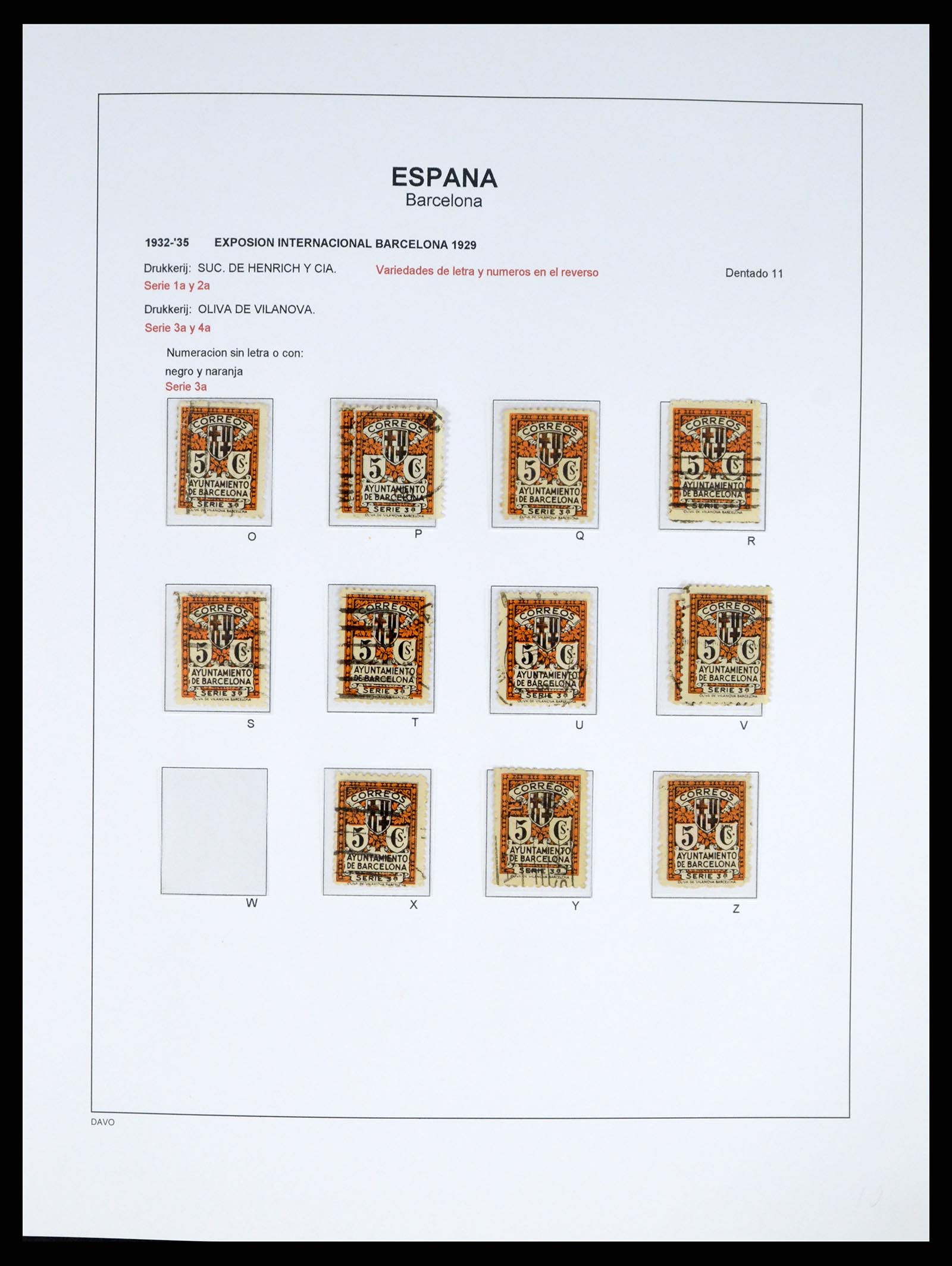 37837 046 - Postzegelverzameling 37837 Spaanse burgeroorlog en lokaalpost 1893-19