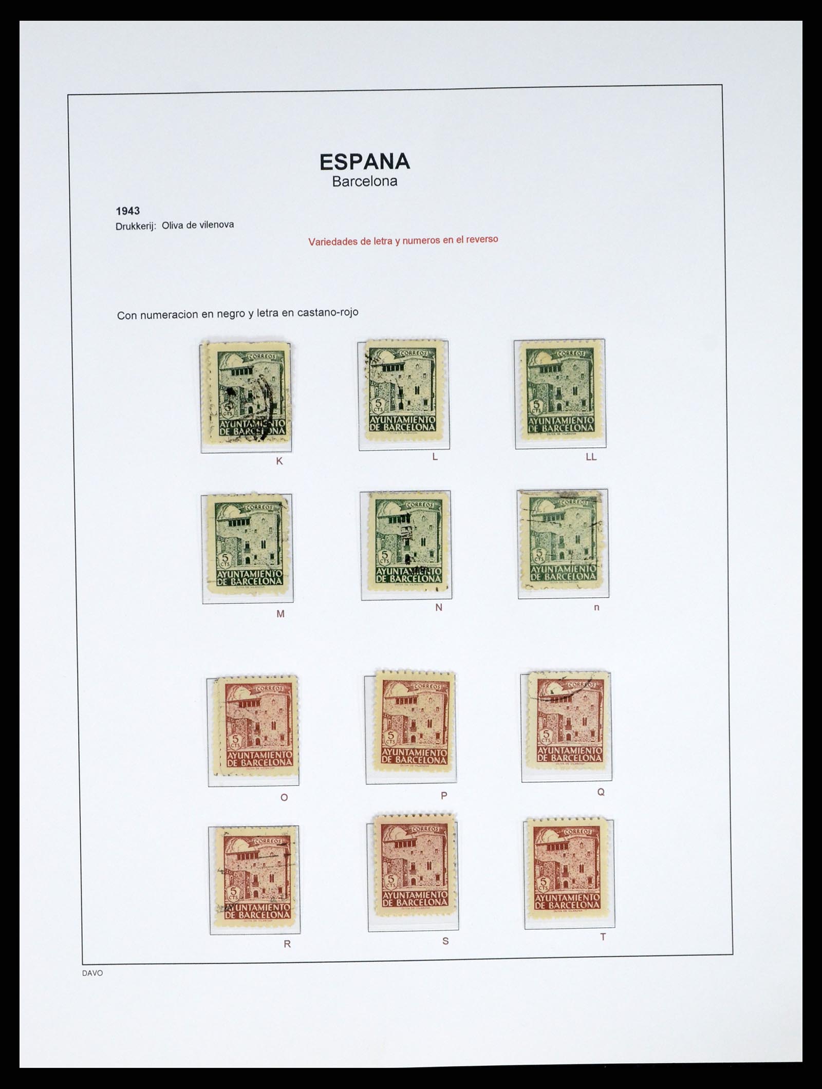 37837 063 - Stamp Collection 37837 Spansish civil war and local post 1893-1945.