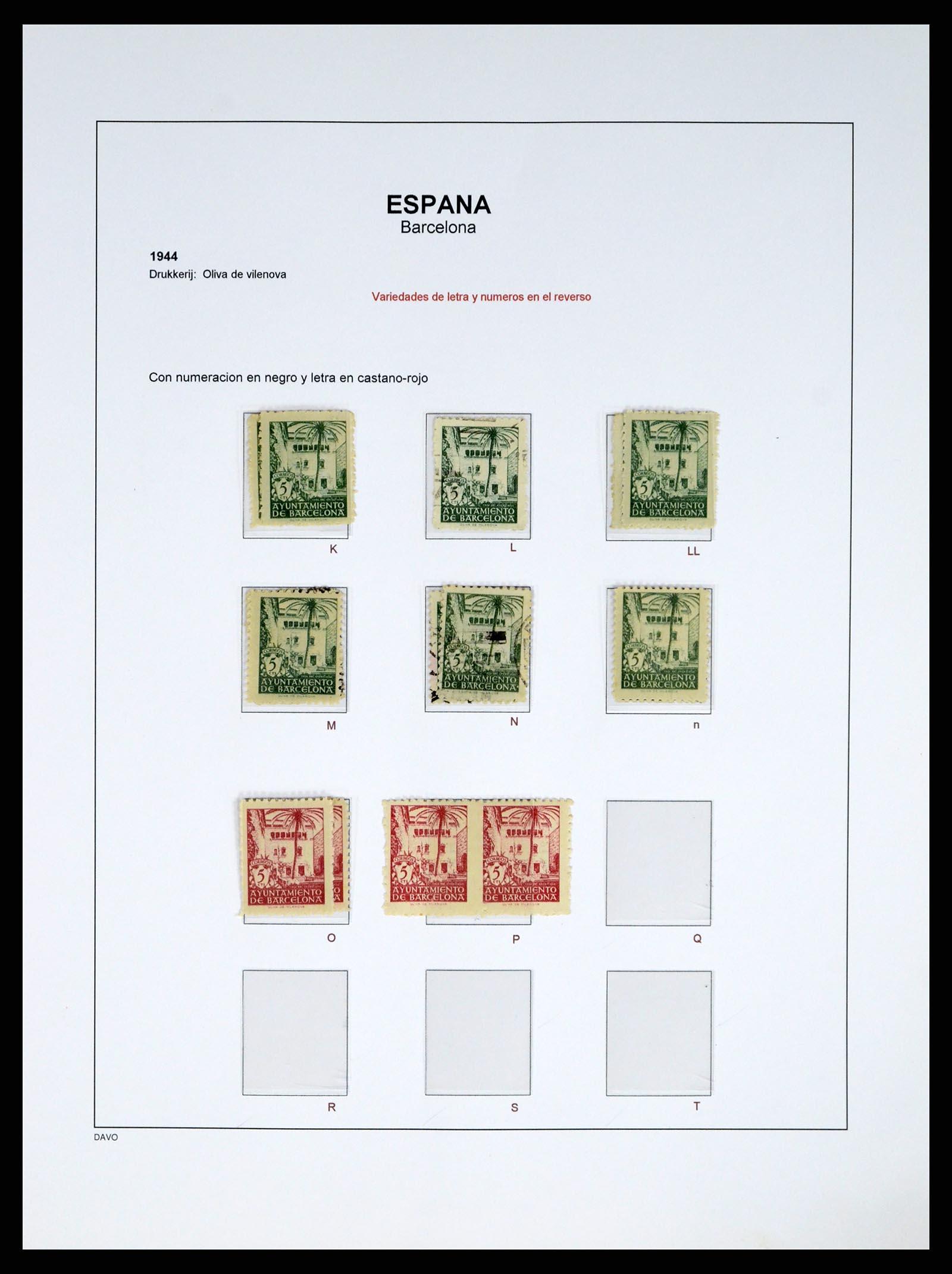 37837 066 - Stamp Collection 37837 Spansish civil war and local post 1893-1945.