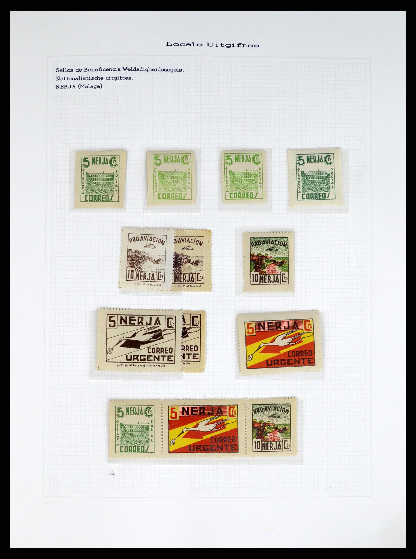 37837 083 - Stamp Collection 37837 Spansish civil war and local post 1893-1945.
