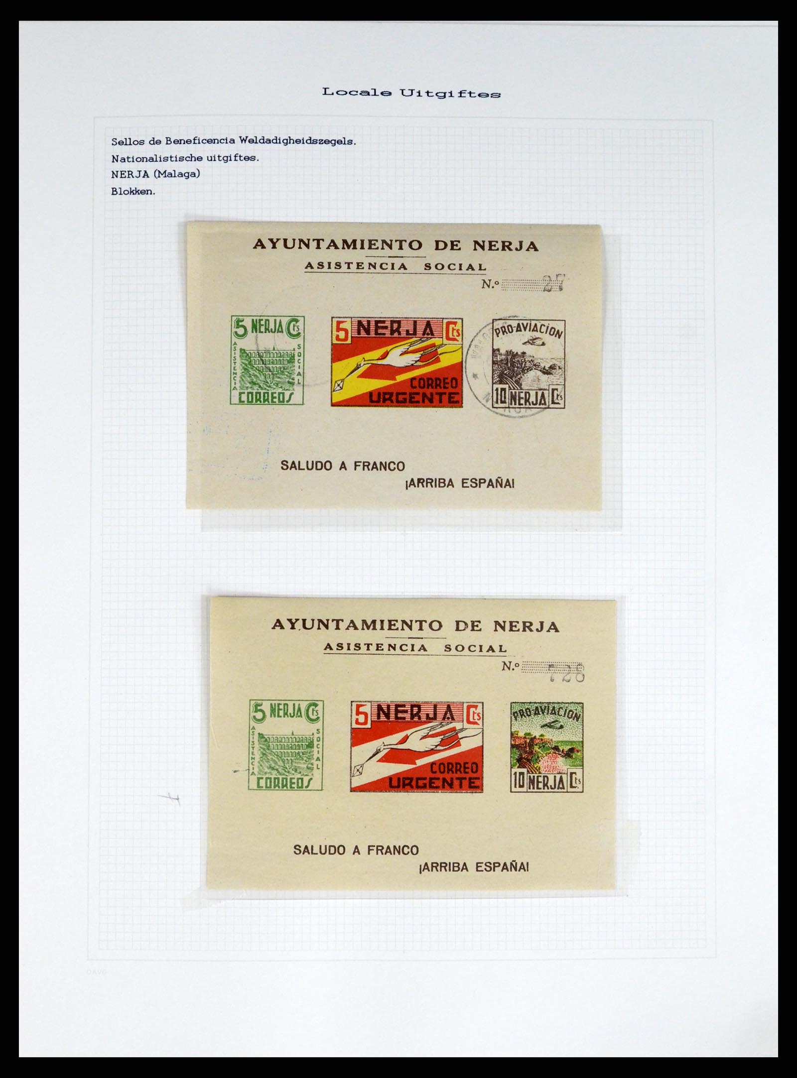 37837 084 - Stamp Collection 37837 Spansish civil war and local post 1893-1945.