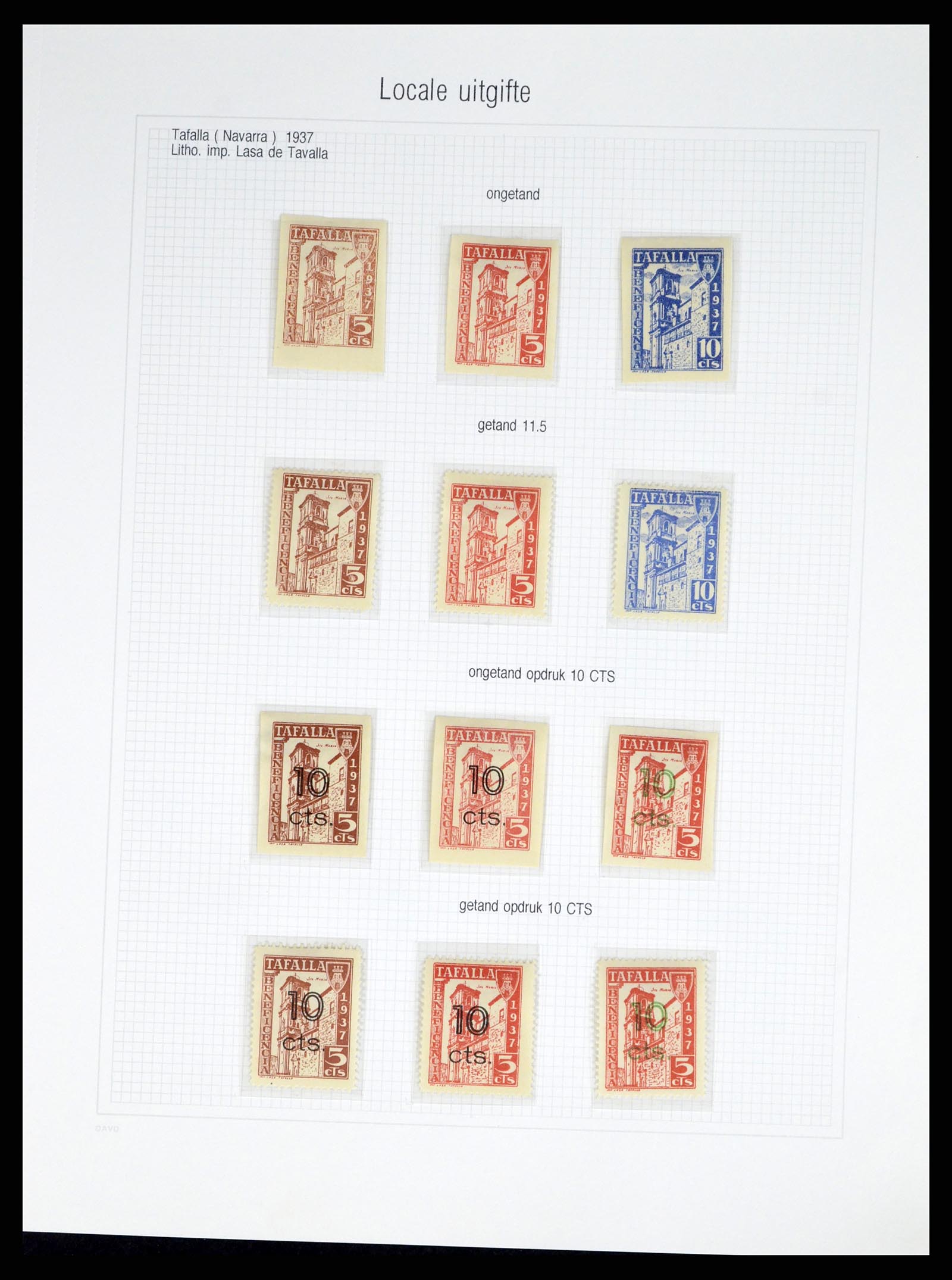 37837 097 - Stamp Collection 37837 Spansish civil war and local post 1893-1945.