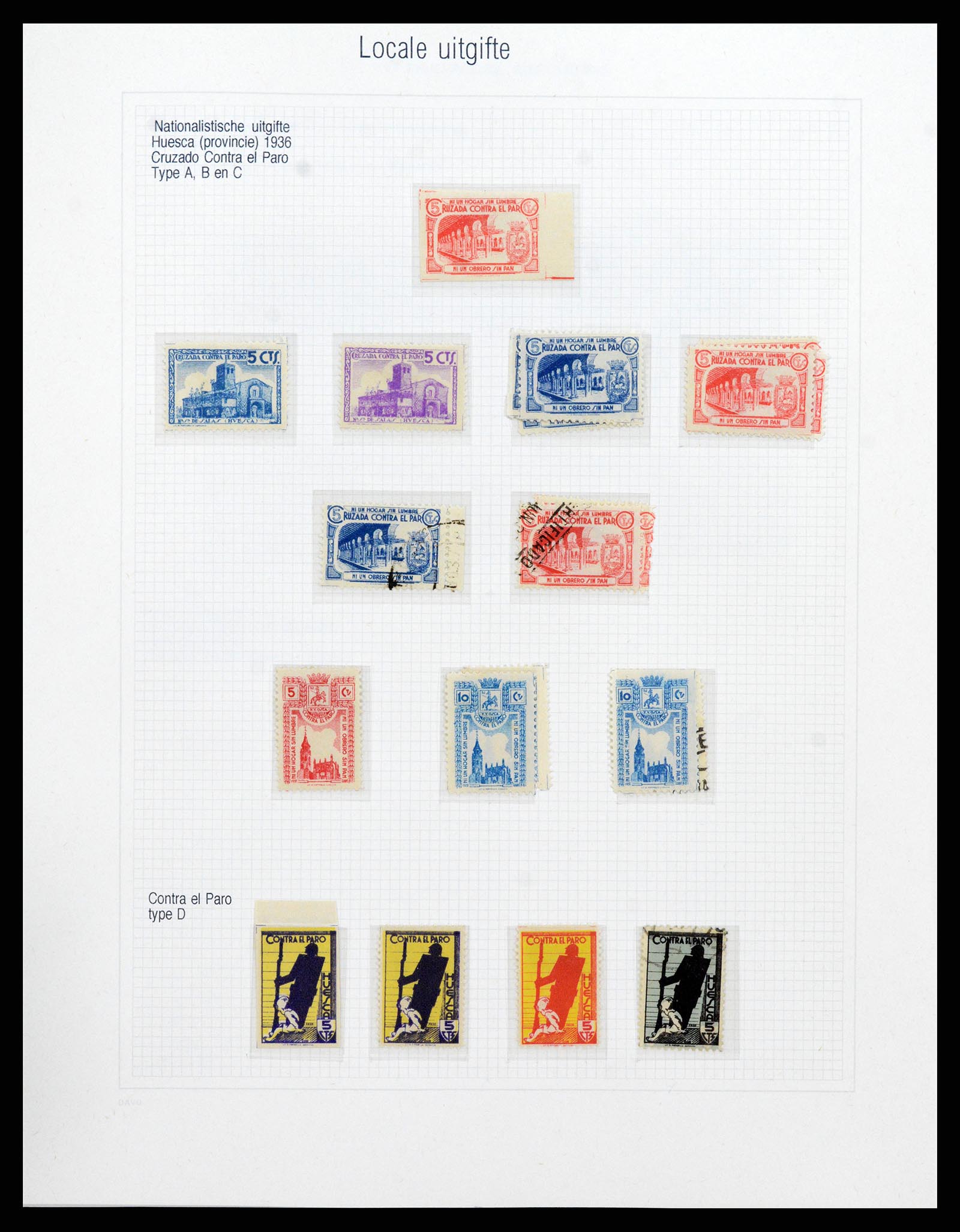 37837 183 - Stamp Collection 37837 Spansish civil war and local post 1893-1945.