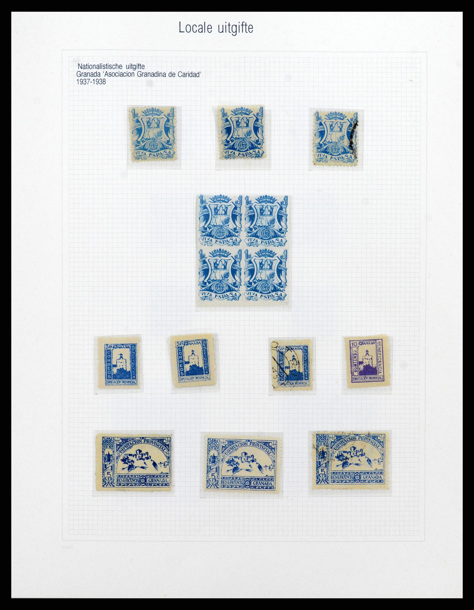 37837 200 - Stamp Collection 37837 Spansish civil war and local post 1893-1945.