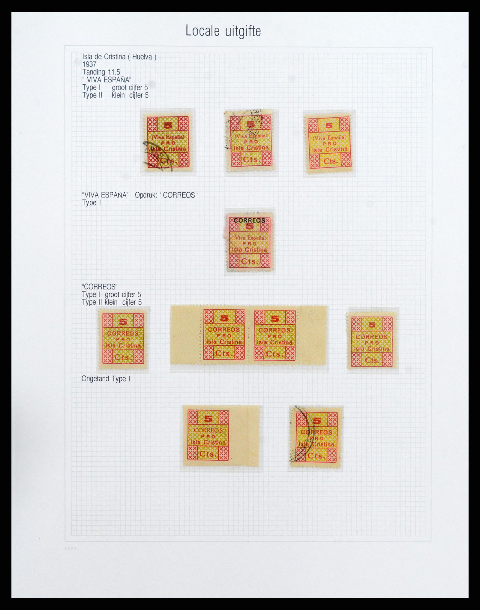 37837 210 - Stamp Collection 37837 Spansish civil war and local post 1893-1945.
