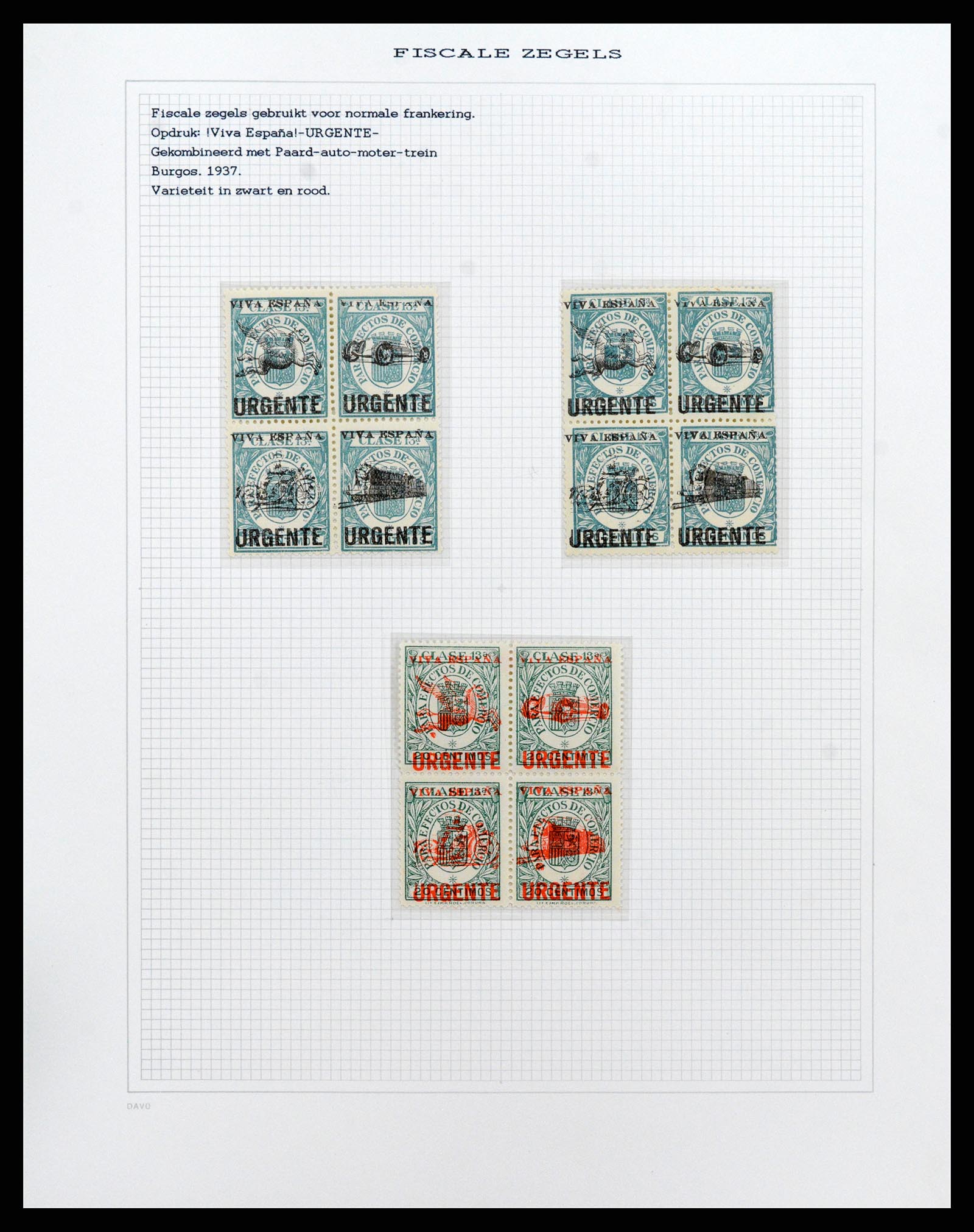 37837 217 - Stamp Collection 37837 Spansish civil war and local post 1893-1945.