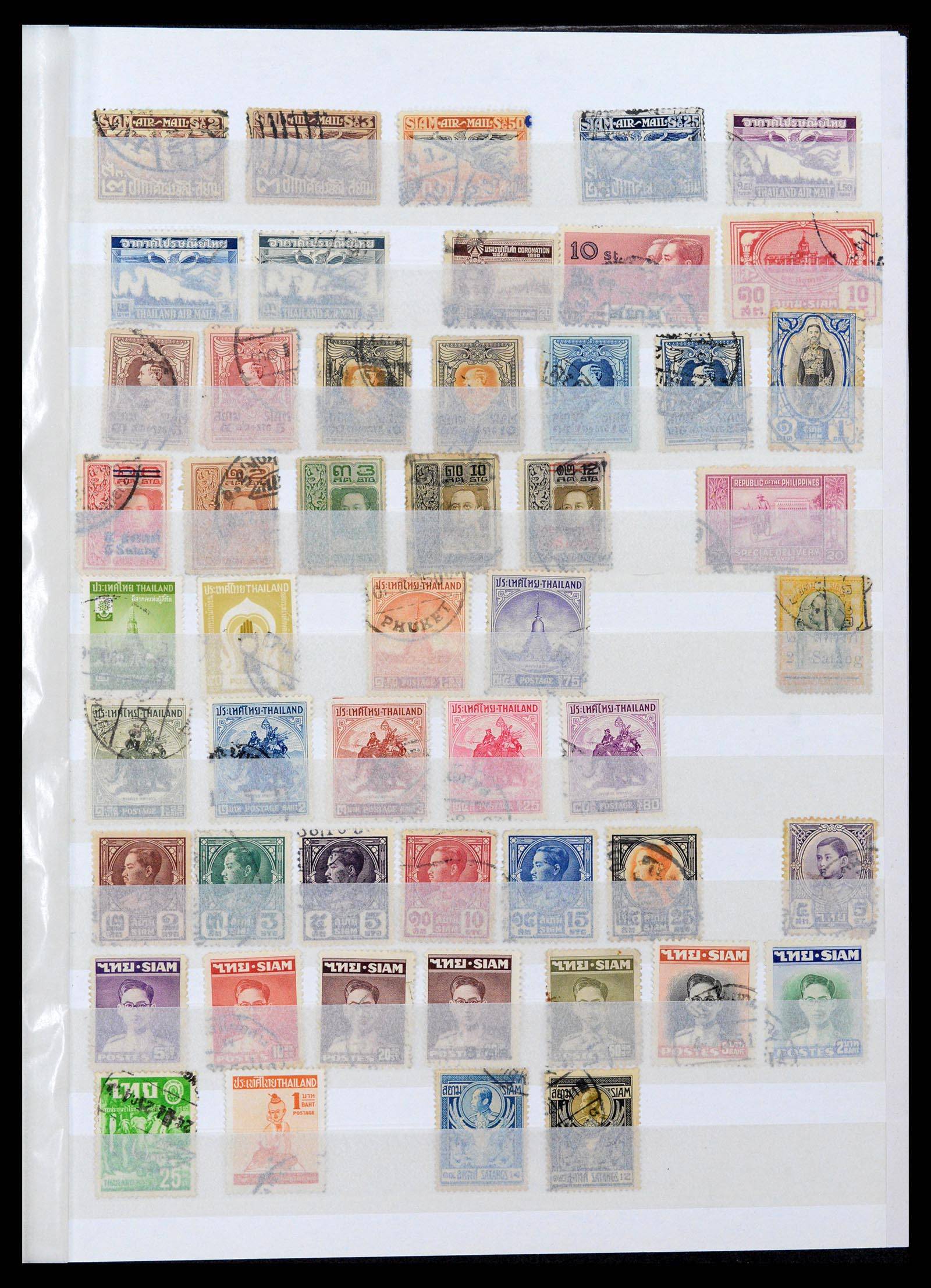 37839 0004 - Postzegelverzameling 37839 Thailand 1960-2022!