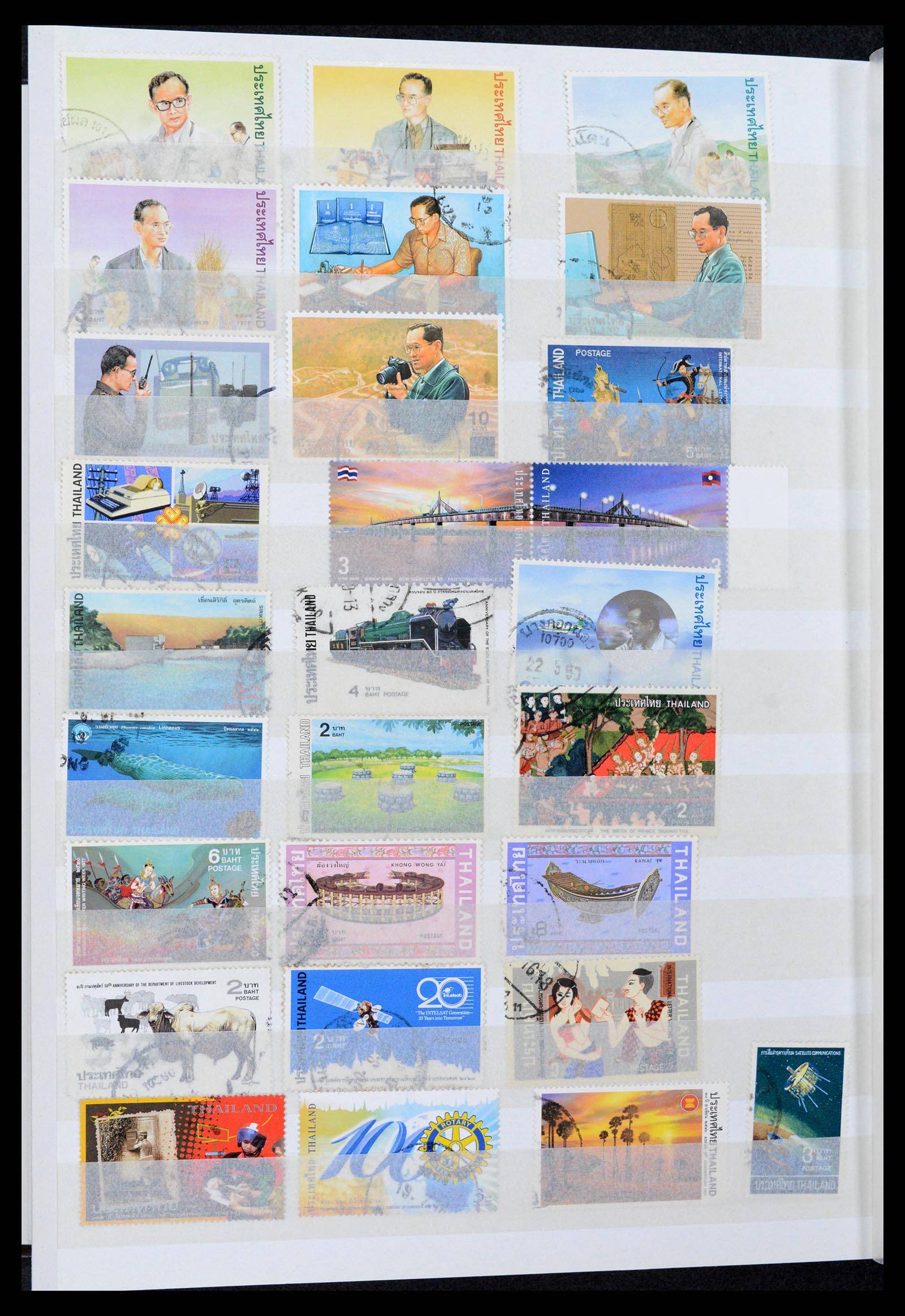37839 0011 - Postzegelverzameling 37839 Thailand 1960-2022!
