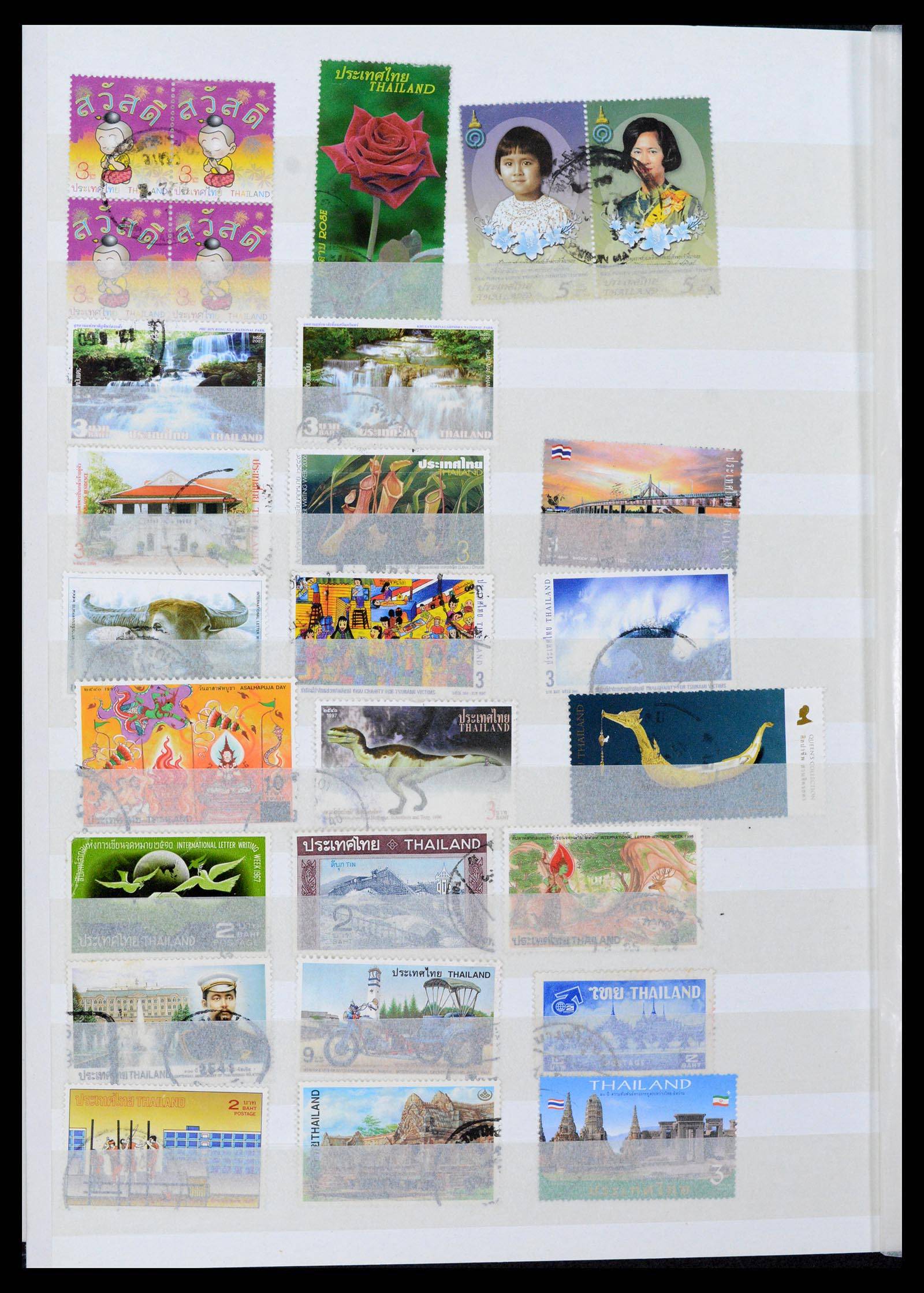 37839 0013 - Postzegelverzameling 37839 Thailand 1960-2022!