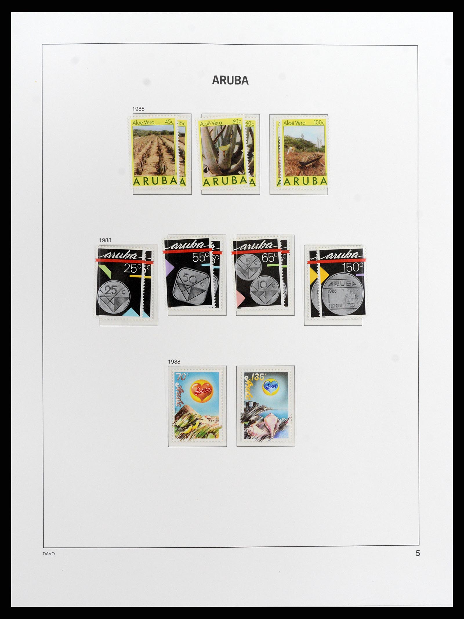 37841 005 - Stamp Collection 37841 Aruba 1986-2011.