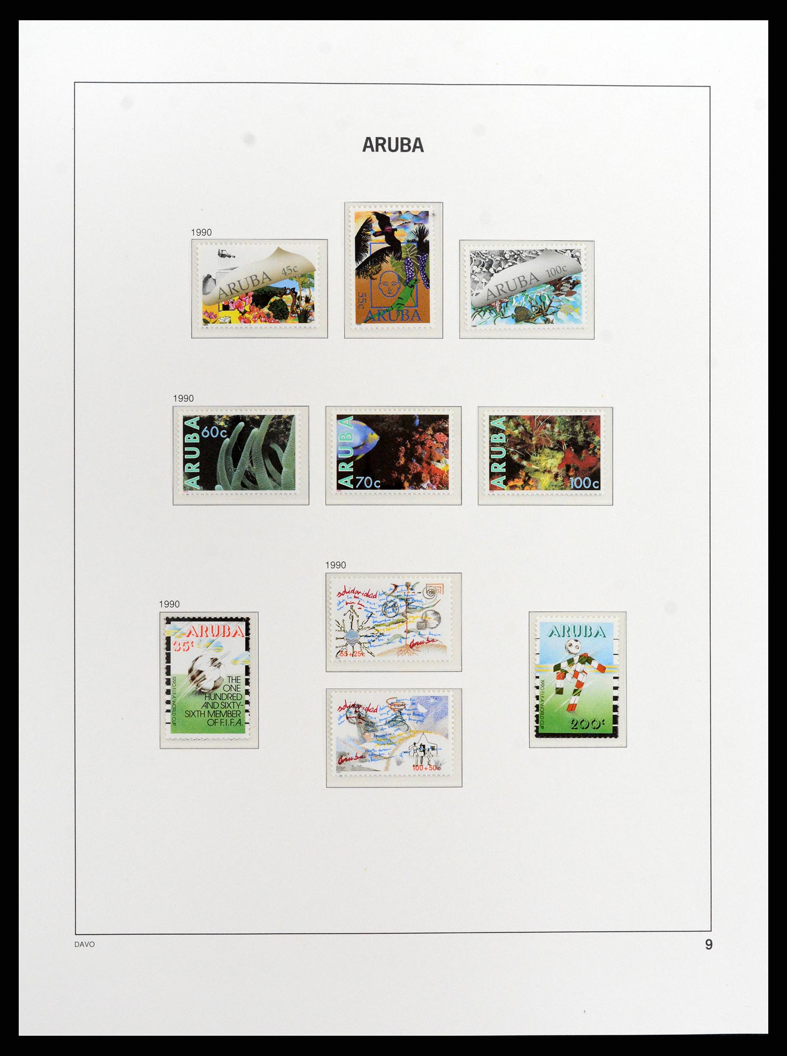 37841 009 - Postzegelverzameling 37841 Aruba 1986-2011.