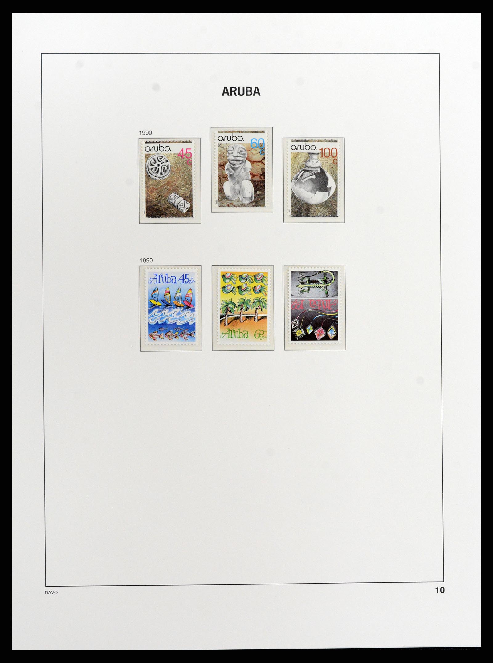 37841 010 - Stamp Collection 37841 Aruba 1986-2011.