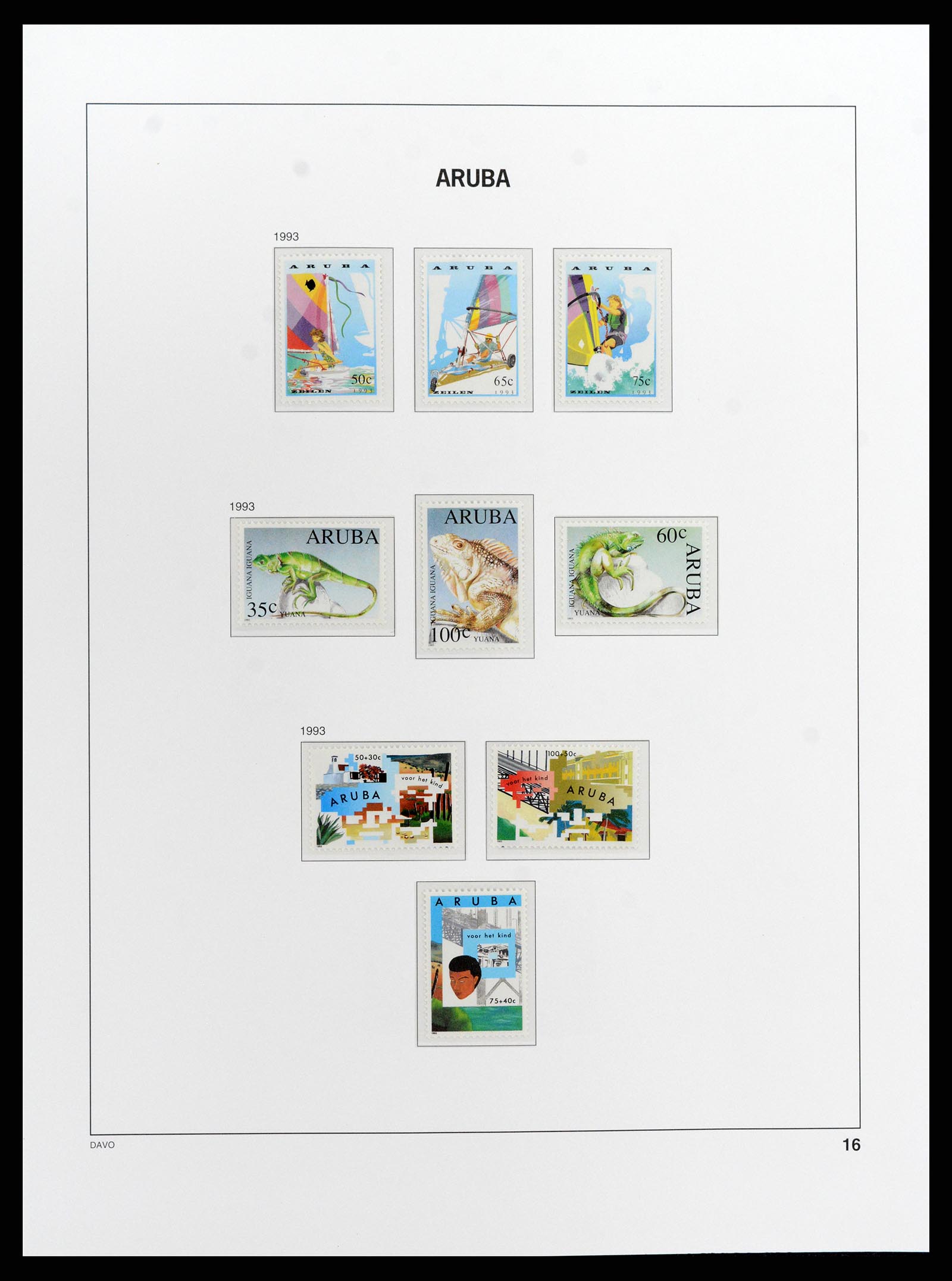 37841 016 - Stamp Collection 37841 Aruba 1986-2011.