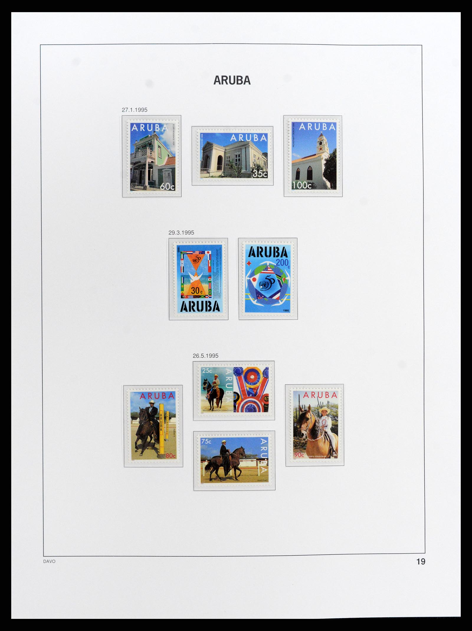 37841 019 - Postzegelverzameling 37841 Aruba 1986-2011.